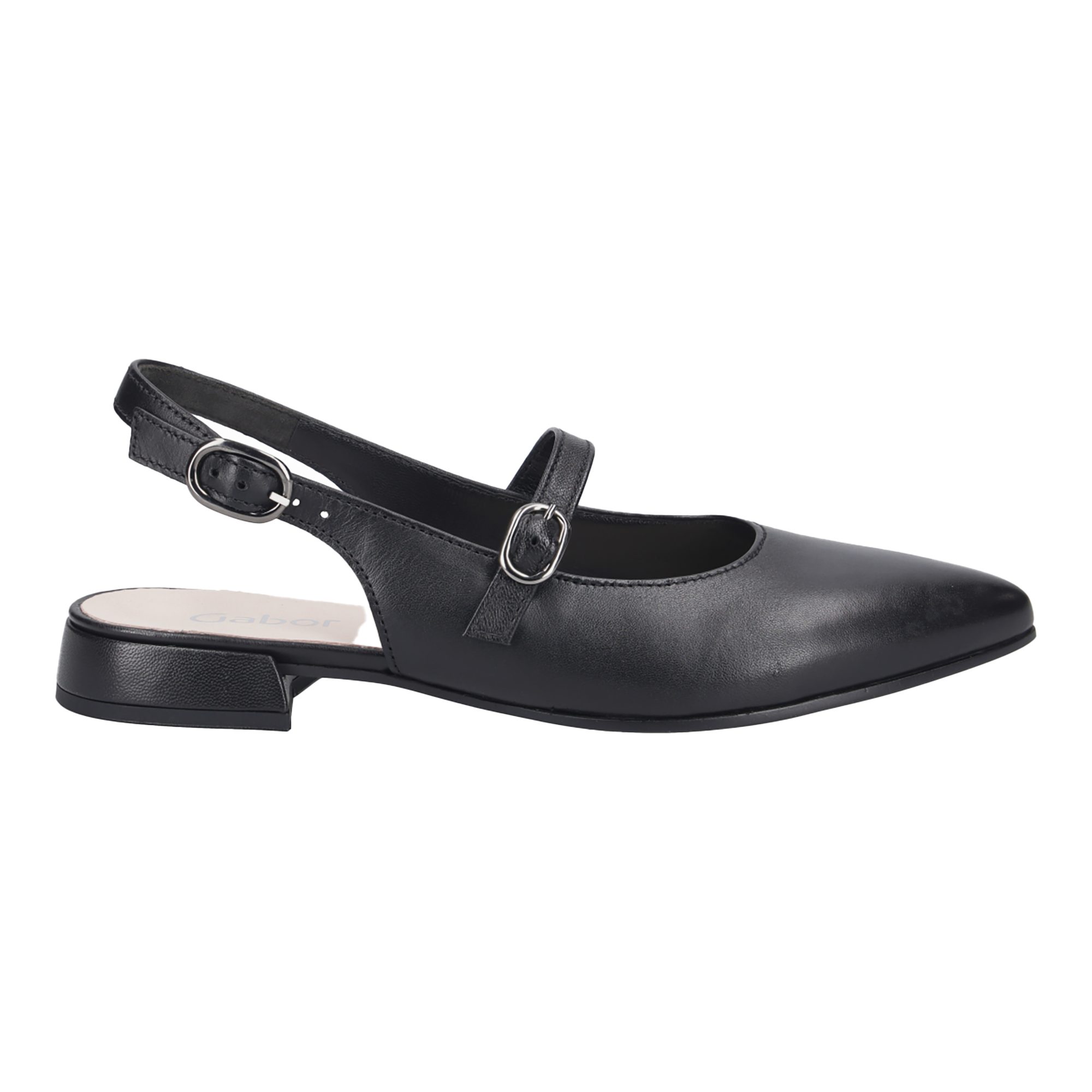 Gabor 41.502.27, Peeptoes & Slingpumps, Schwarz, Damen Peeptoepumps