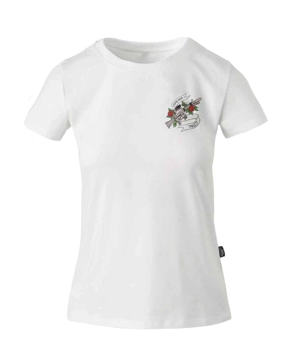 Helikon-Tex T-Shirt Women's T-Shirt Slim (Come and take it) - White
