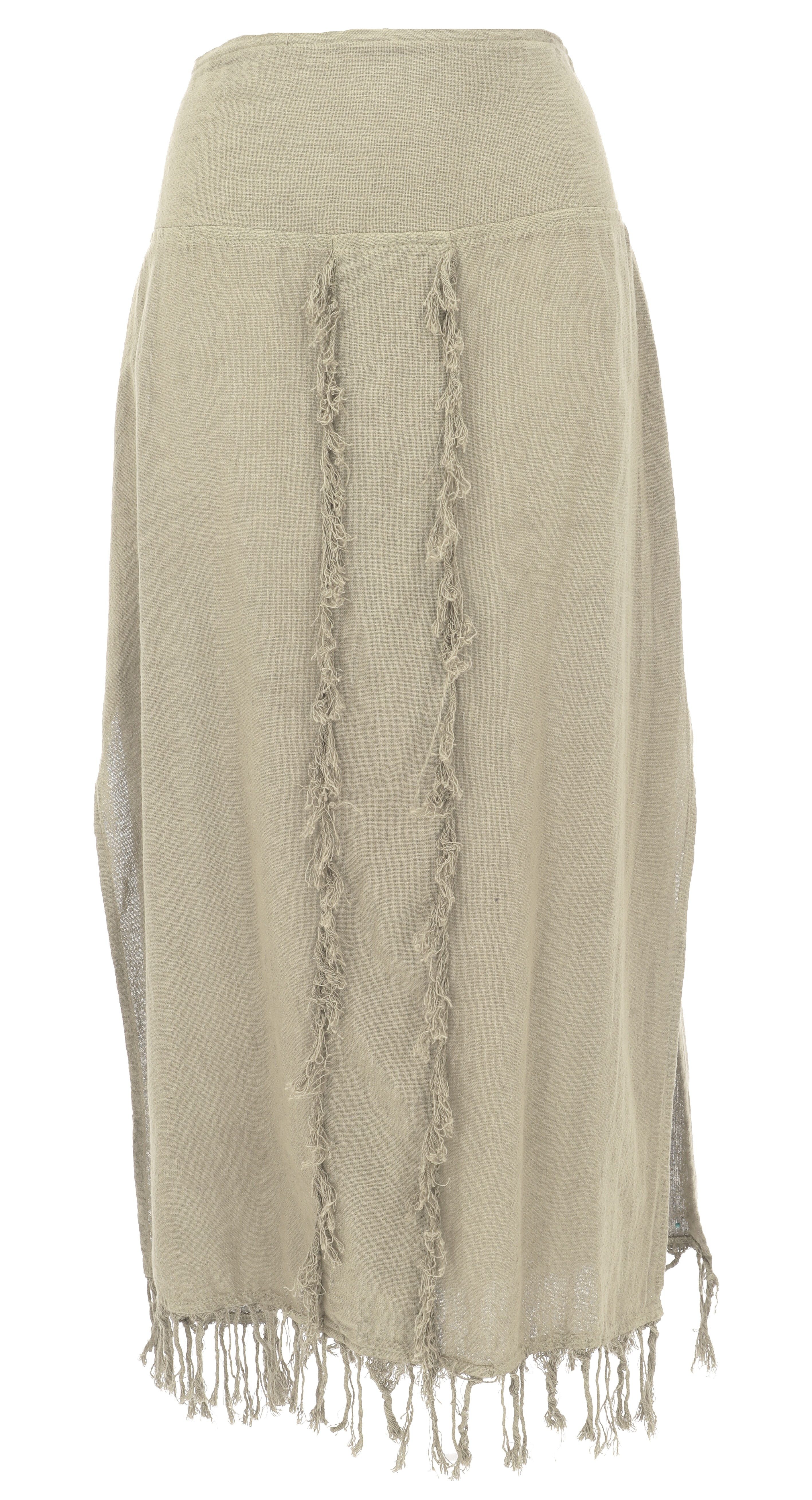 Guru-Shop Minirock Langer Boho Rock, schmaler Sommerrock, Panel.. alternati günstig online kaufen