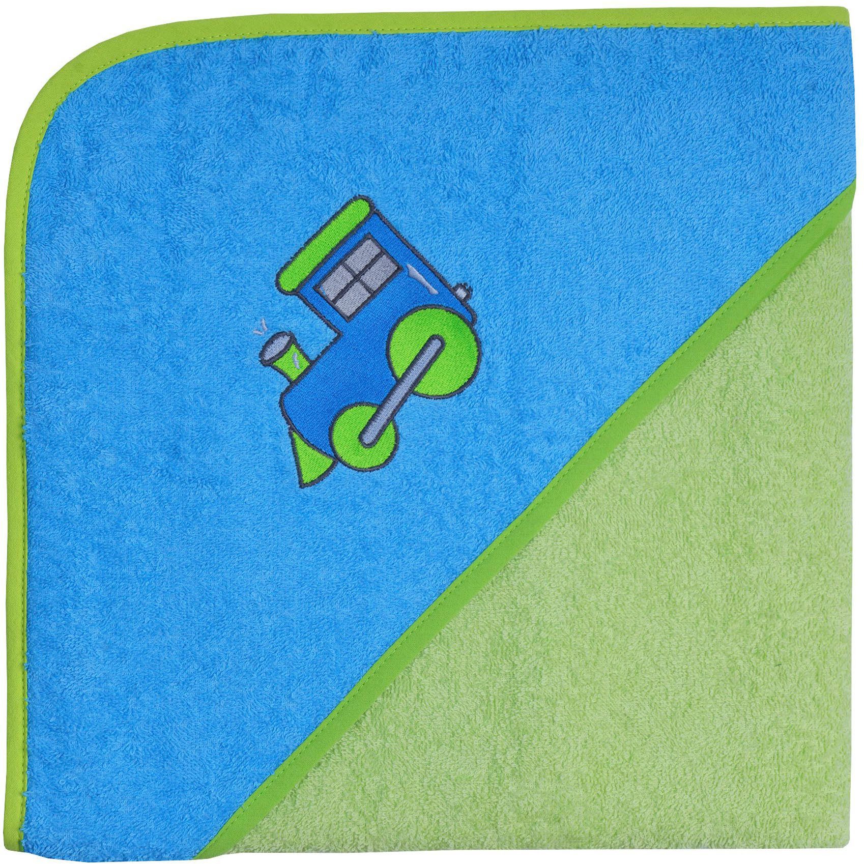 Wörner Kapuzenhandtuch Lok, Frottee (1-St), mit Kapuze, maschinenwaschbar, trocknergeeignet