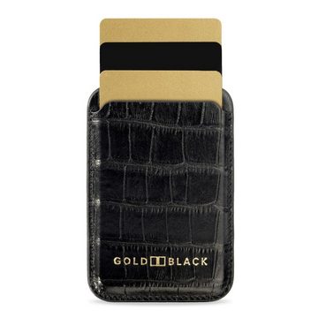 GOLDBLACK Handyhülle Lederetui für iPhone kompatibel mit MagSafe Wallet 5.4 Zoll, 6.1 Zoll, 6.06 Zoll, 6.7 Zoll