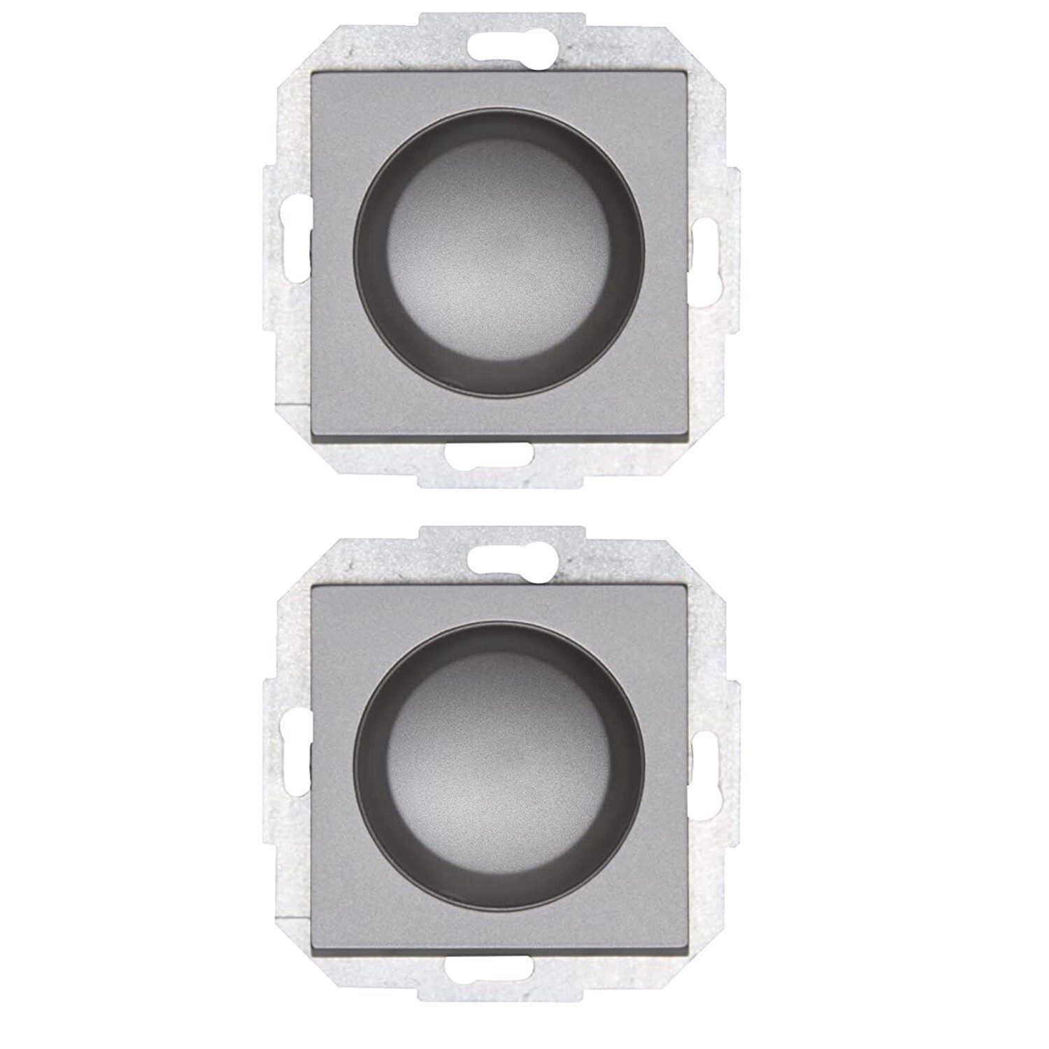 Kopp Schalter Kopp Athenis Elektronischer Dimmer Druck Wechselschalter Drehschalter, mit Wechsel Schalter 2x