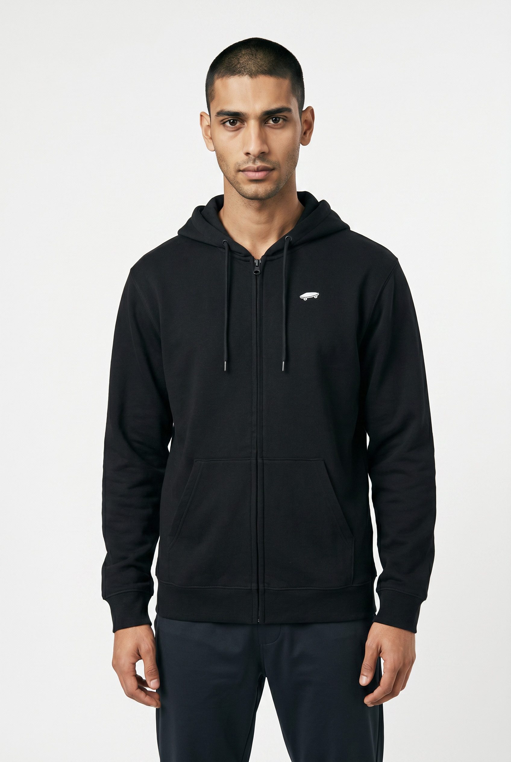 Vans Kapuzensweatjacke SALTON LOOSE FT FZ PO mit Frontreißverschluss, aus Baumwolle, lockere Passform
