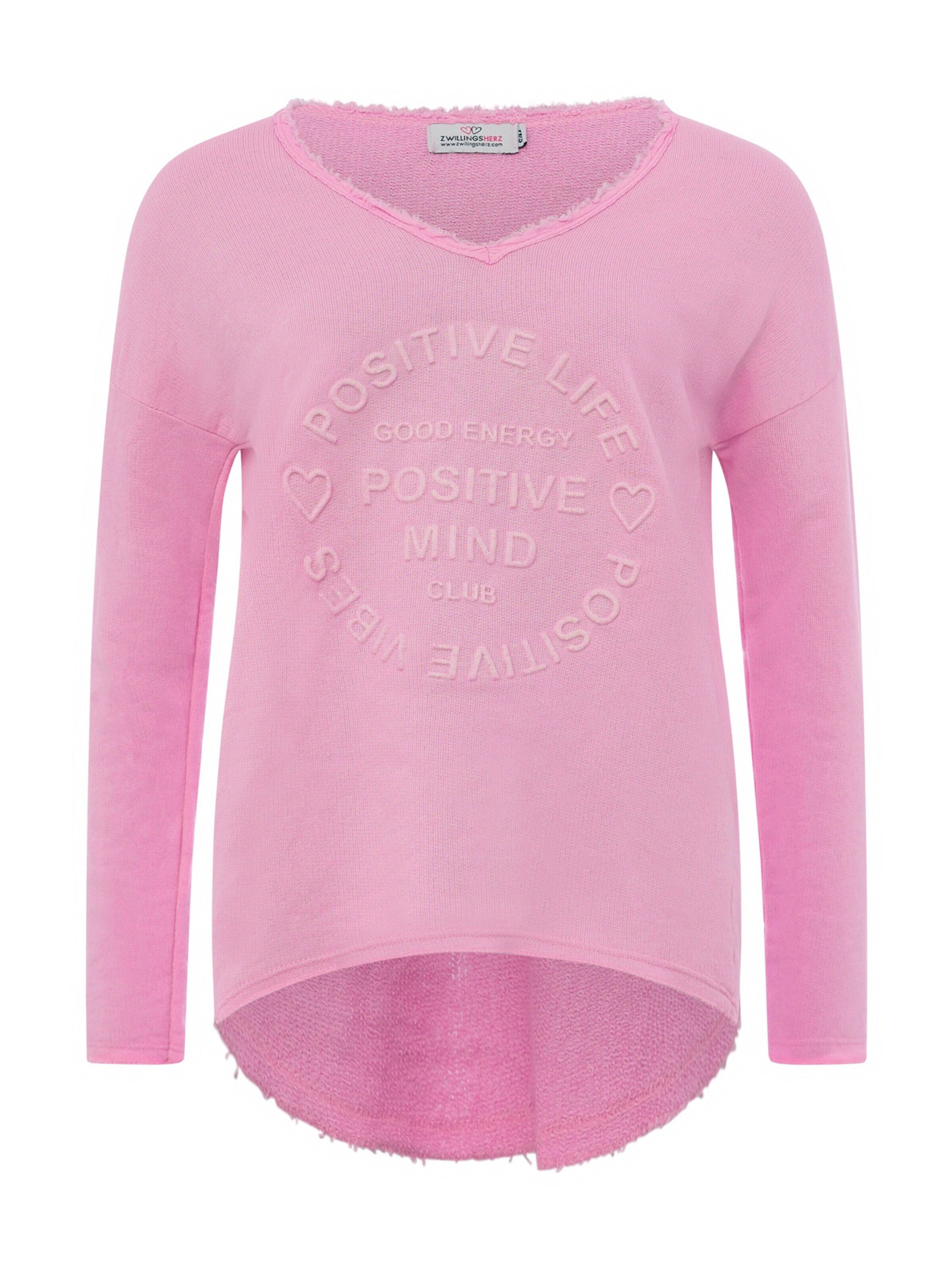 Zwillingsherz Sweatshirt Positive Mind (1-tlg) Plain/ohne günstig online kaufen