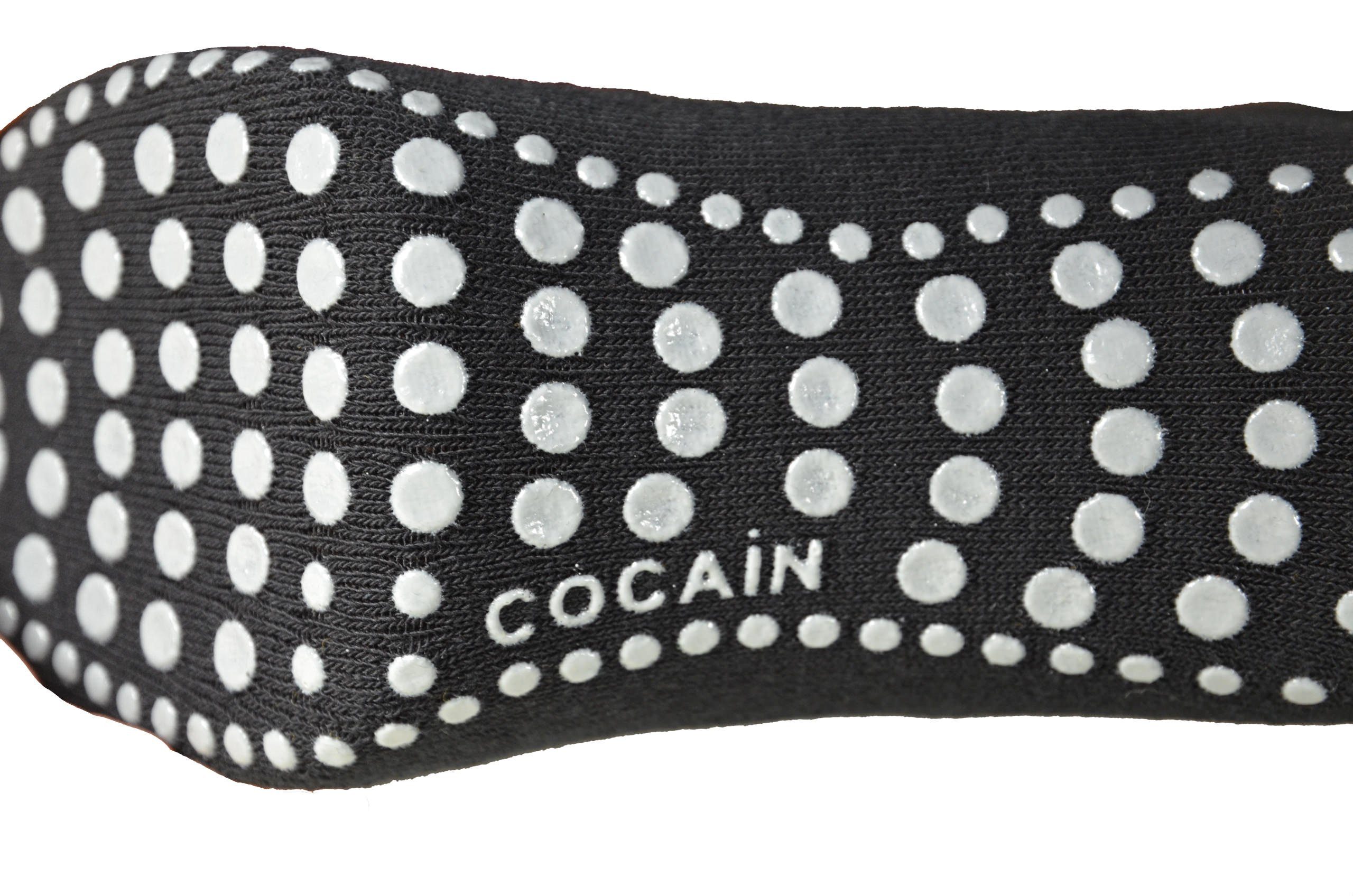 Cocain underwear ABS-Socken 4 Paar warme Anti Rutsch Socken ABS Stoppersocken Noppen Haussocken (4-Paar) ohne einschneidendes Bündchen