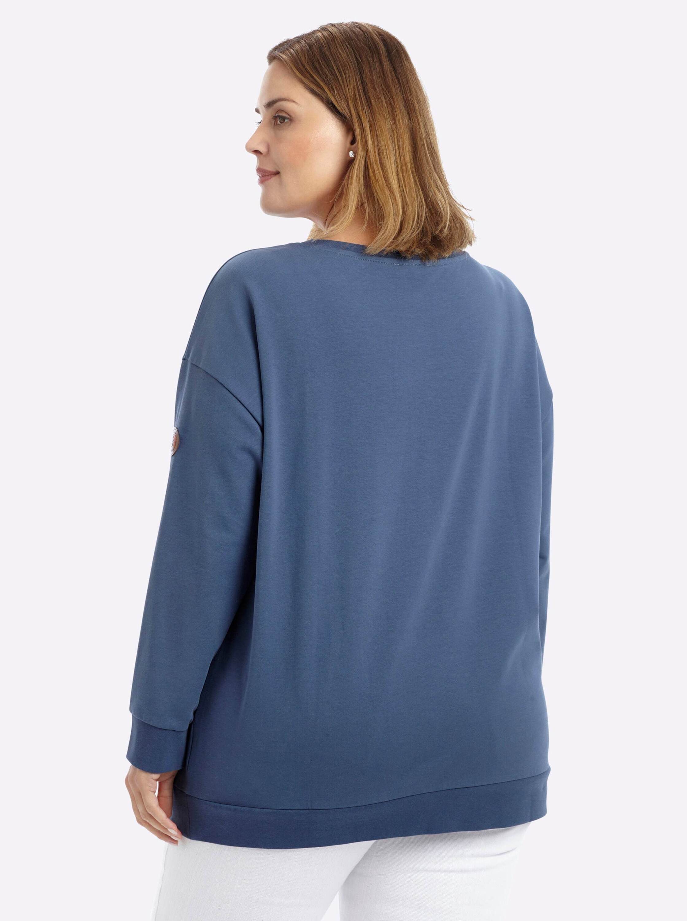 Sheego Sweater Sweatshirt Langarm