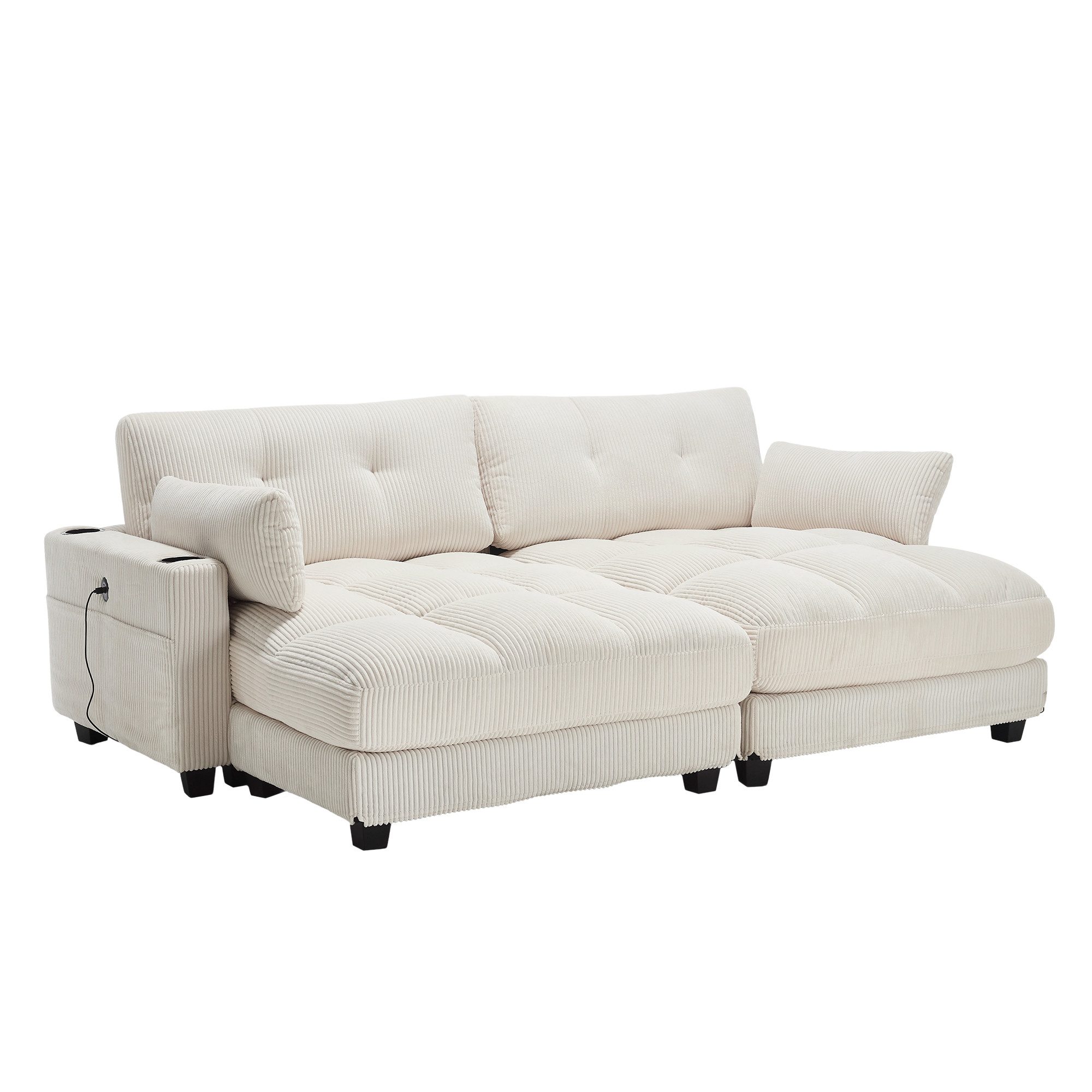 OKWISH Schlafsofa Modernes Schlafsofa,Loungesofa,Schlafsofa, aus Samt günstig online kaufen