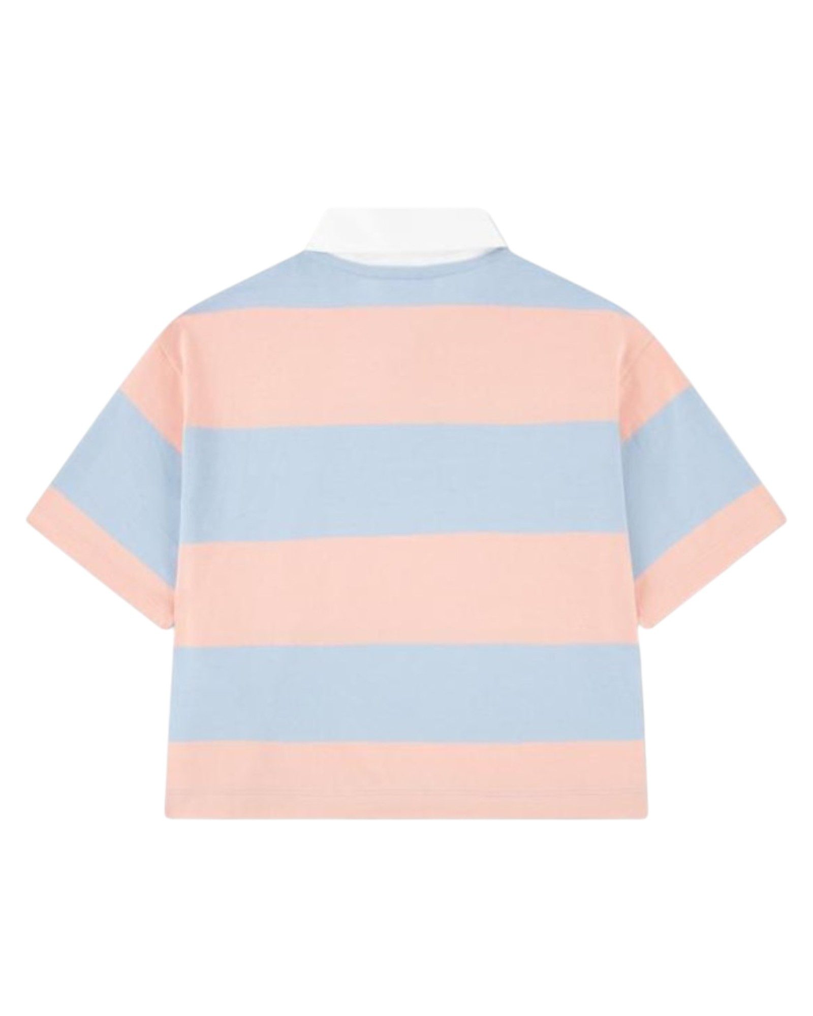 Lacoste Poloshirt Lacoste Mädchen Rugby-Polohemd mit Blockstreifen MIAMI