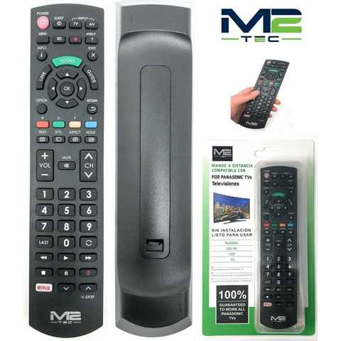M2-Tec Panasonic Universal-Fernbedienung (1-in-1, Smart TV Funktionen können weiterhin genutzt werden)