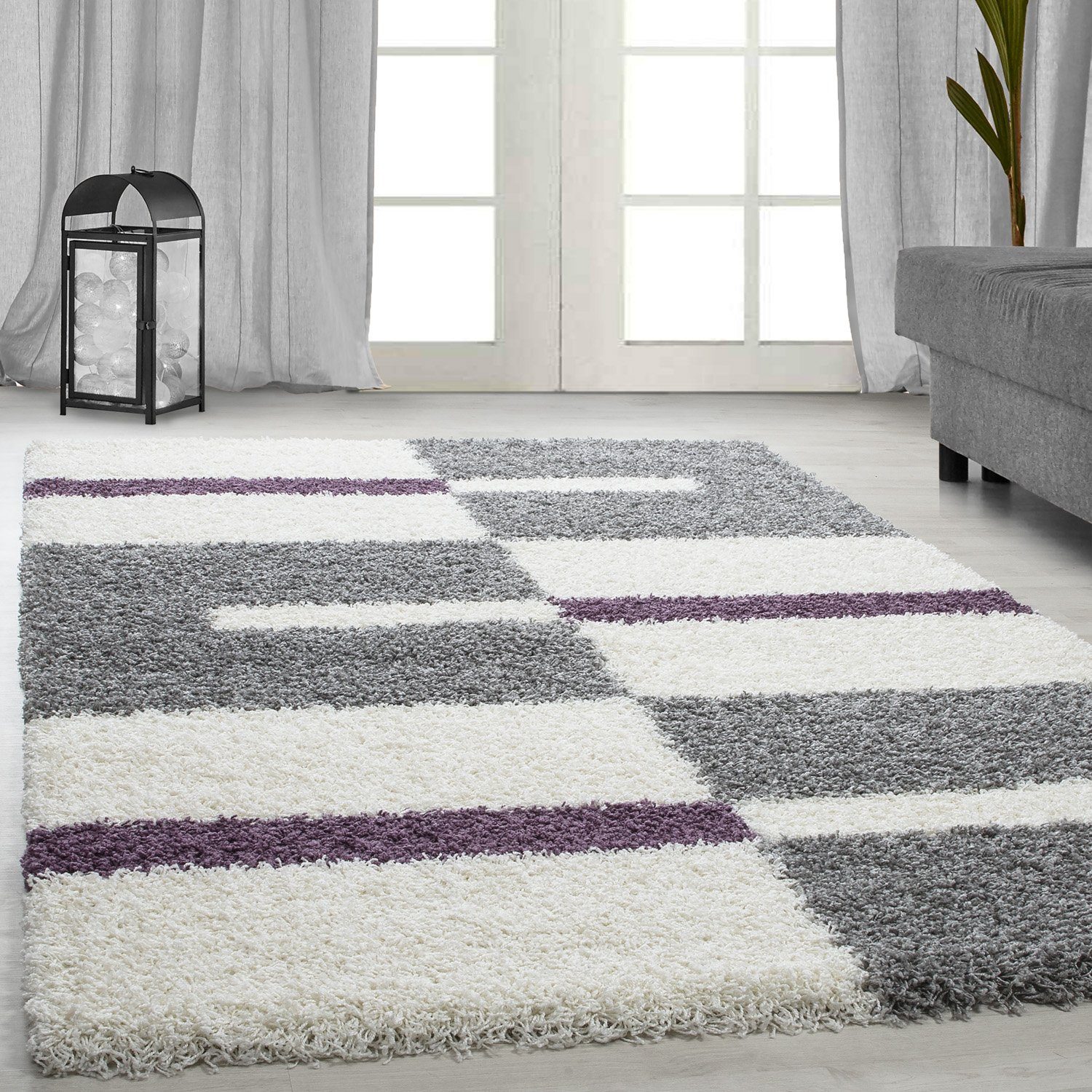 Homtex Hochflor-Teppich, 60 x 110 cm, günstig online kaufen