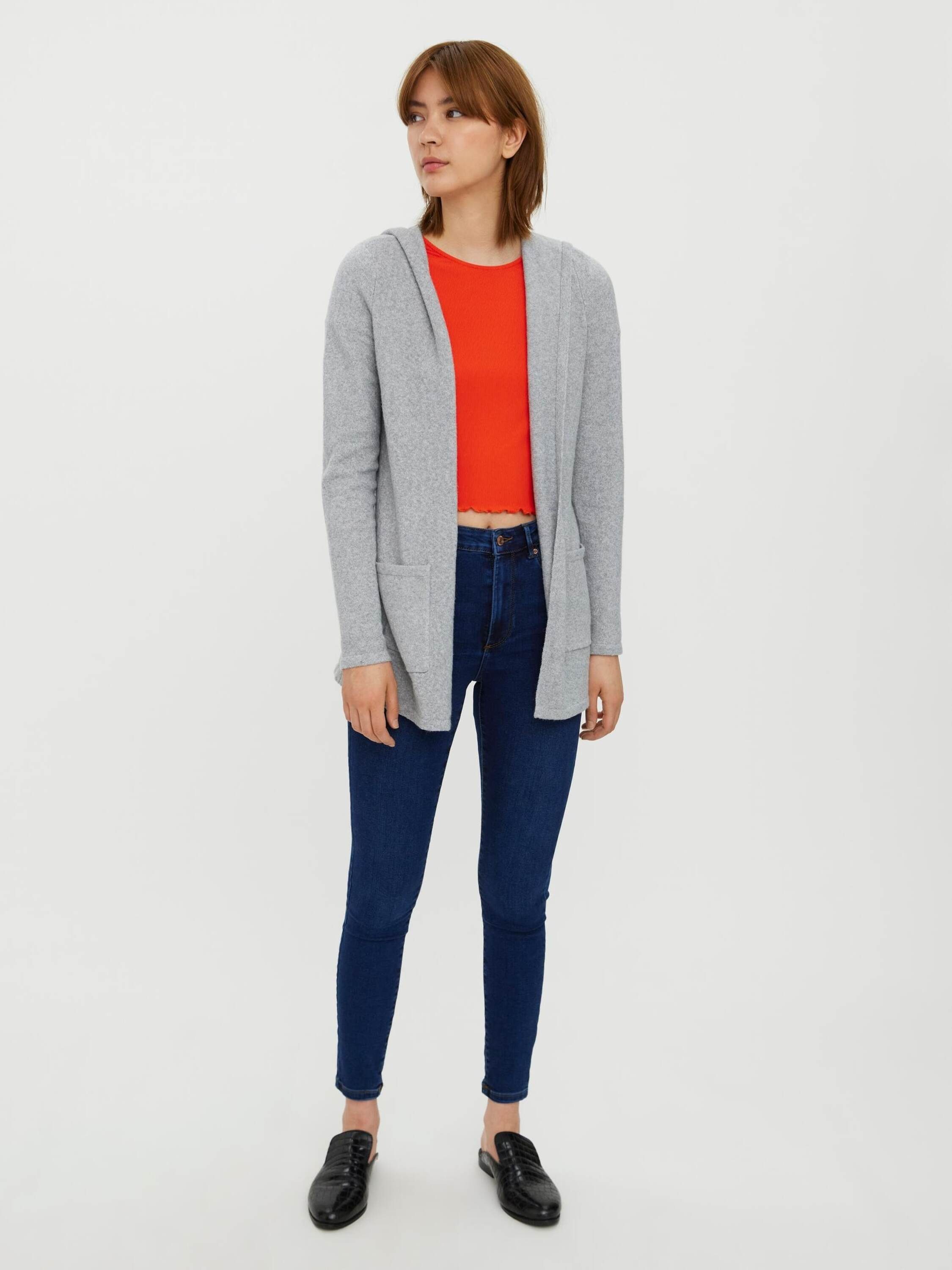Vero Moda Strickjacke Doffy (1-tlg) Plain/ohne Details – Bild 5 von 5