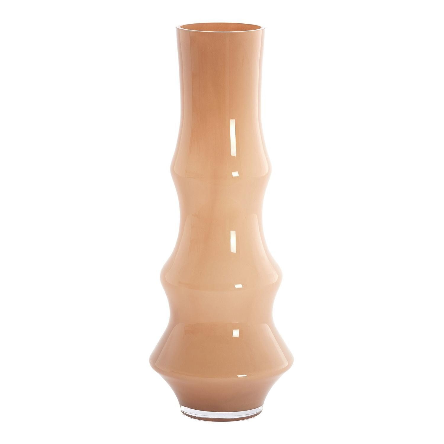 Light & Living Dekovase FIORENZA, Vase, Karamell, Glas, H 50 cm (1 St), Farbverlauf