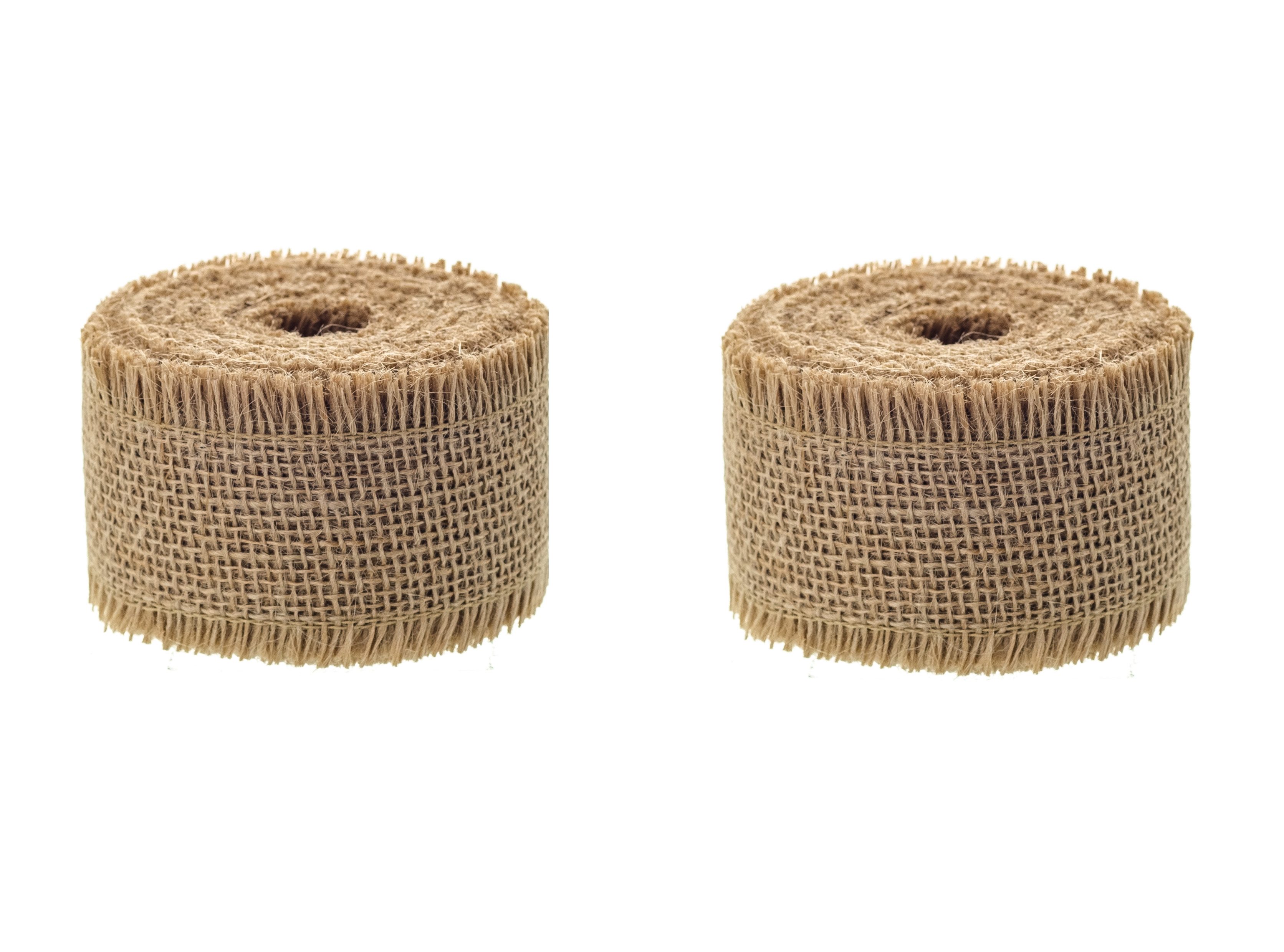 Leco Wintervlies Deko Juteband / Jute Wickelstreifen ca. 15 cm x 25 m - 2 Rollen, (1-St), ca. 15 cm breit und 25 m lang - 2 Rollen
