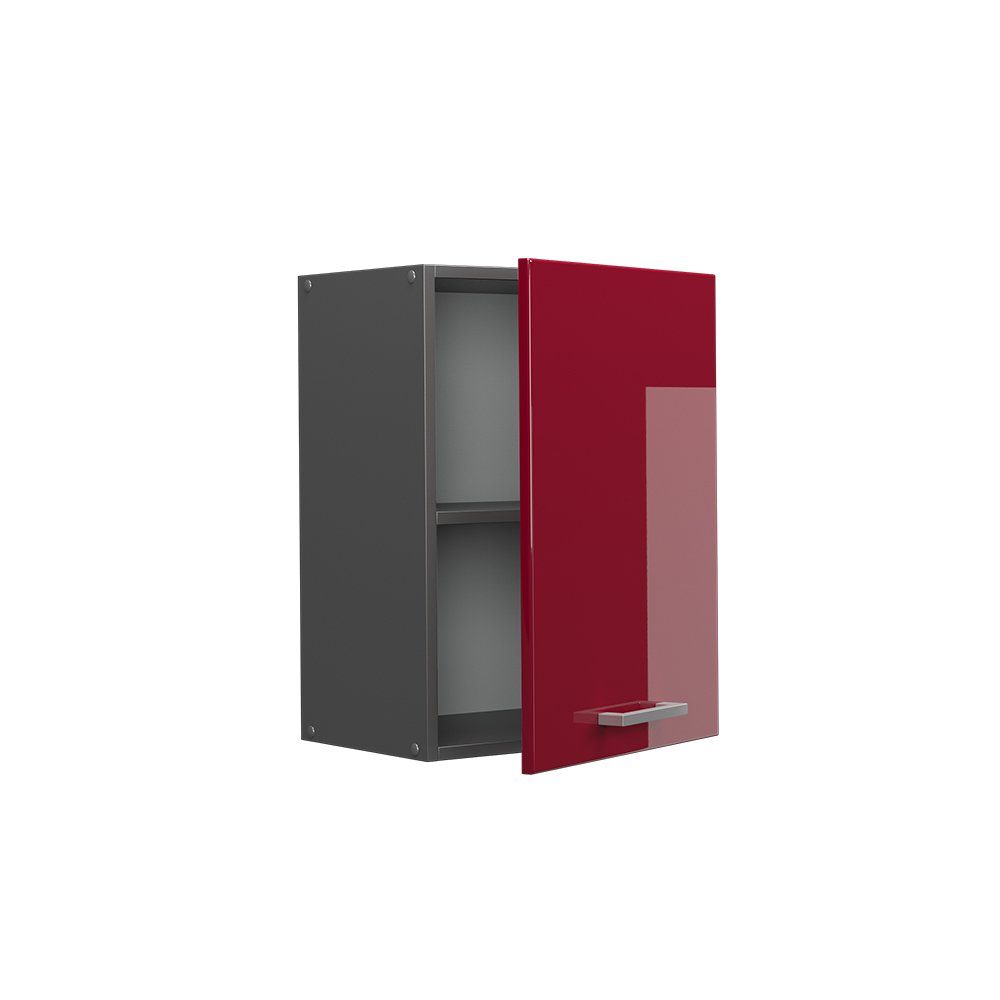 Vicco Hängeschrank R-Line, Rot Hochglanz/Anthrazit, 45 cm (1-St)