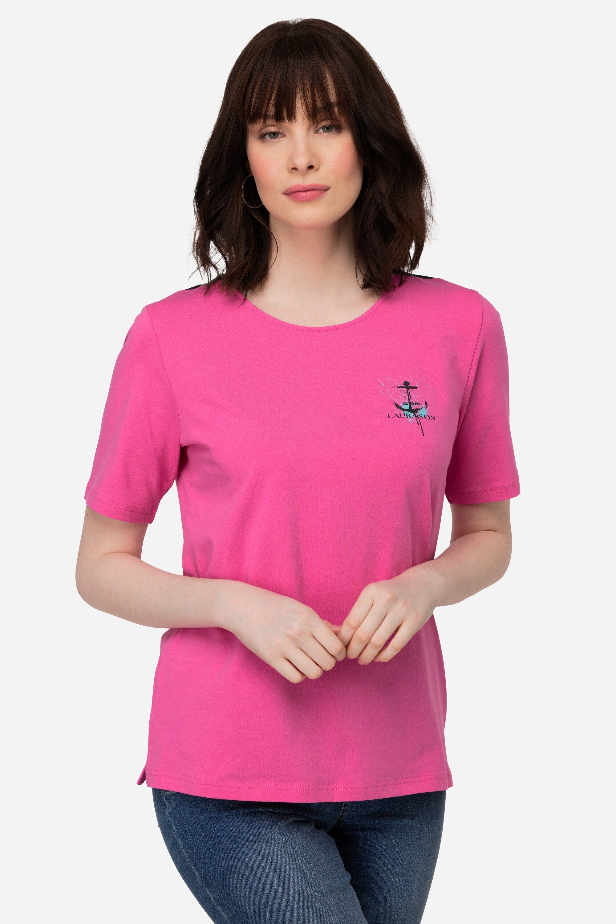 Laurasøn T-Shirt T-Shirt U-Boot-Ausschnitt mit seitlichen günstig online kaufen