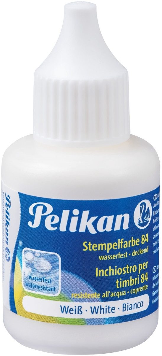 Pelikan Марки Маркиfarbe Sorte 84 deckend wasserfest 30 ml weiß