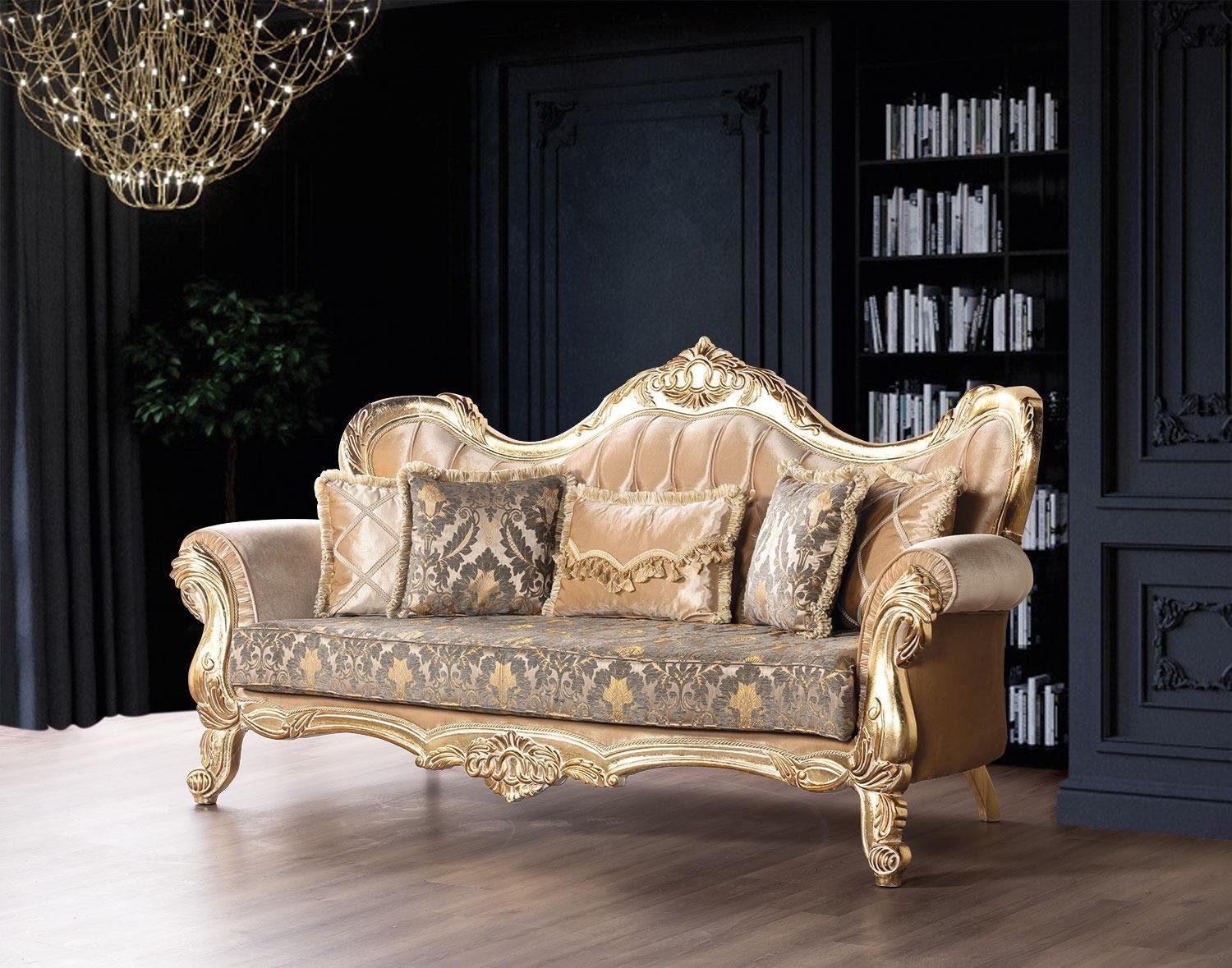 Polstersofa, Sofa Europe in Couch Made Chesterfield Dreisitzer Möbel Barock JVmoebel