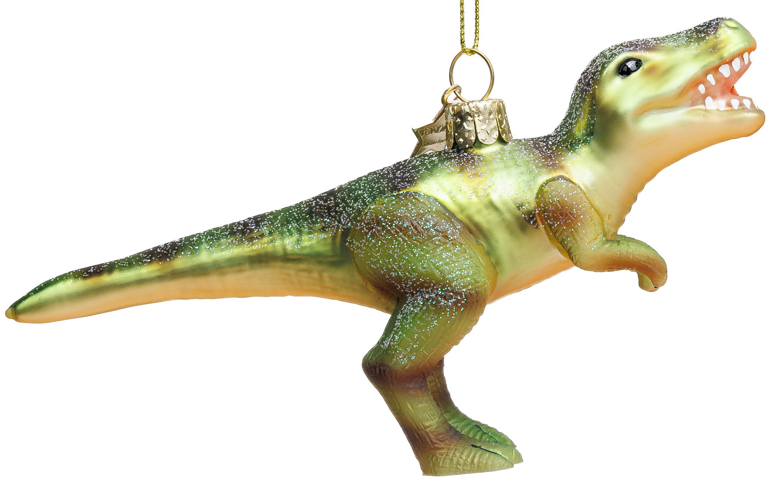SIKORA Weihnachtsbaumkugel T-Rex besondere Weihnachtskugel Glas Anhänger – günstig online kaufen