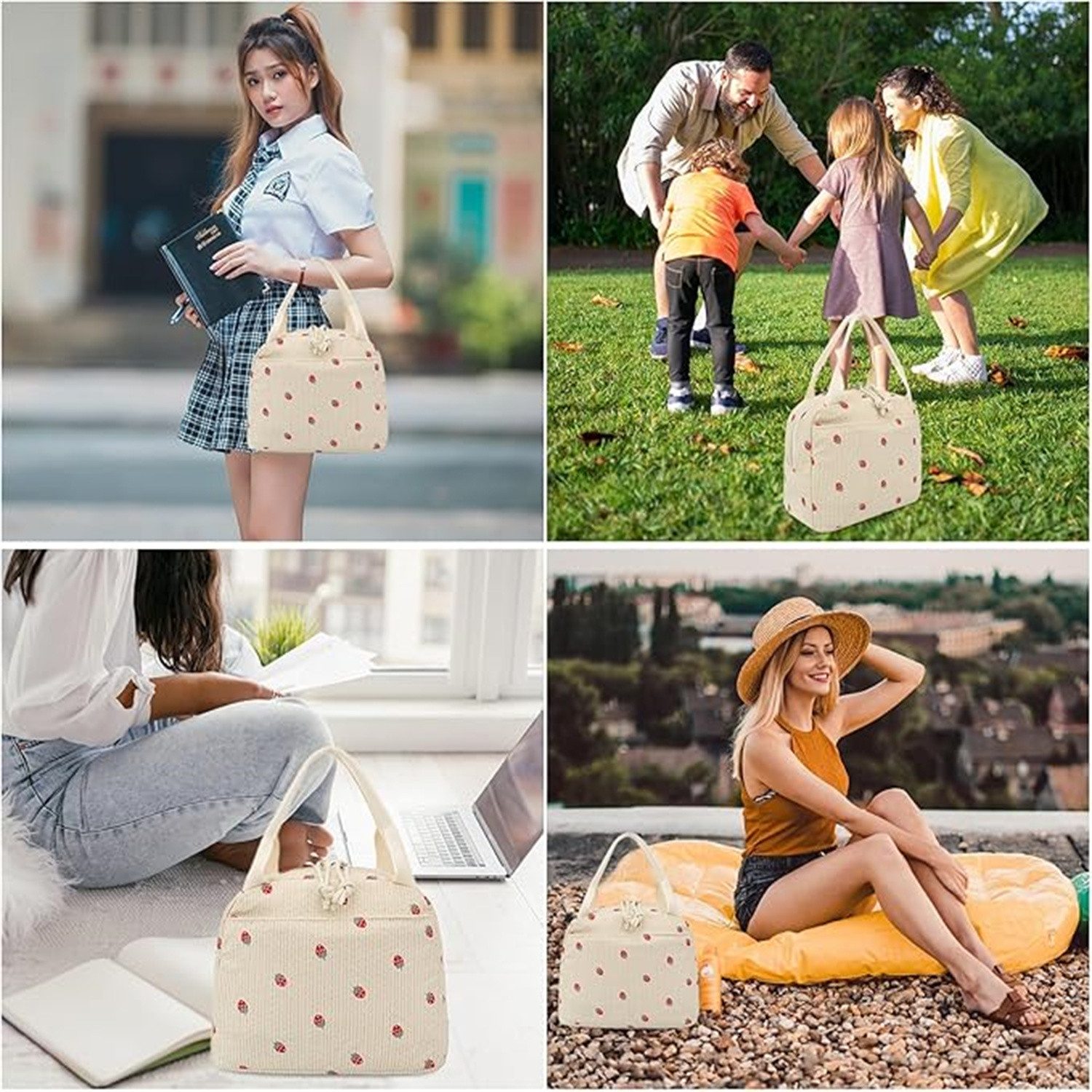 autolock Lunchbox Lunch Box für Frauen isolierte Lunch Tasche Lunch Tote Taschen