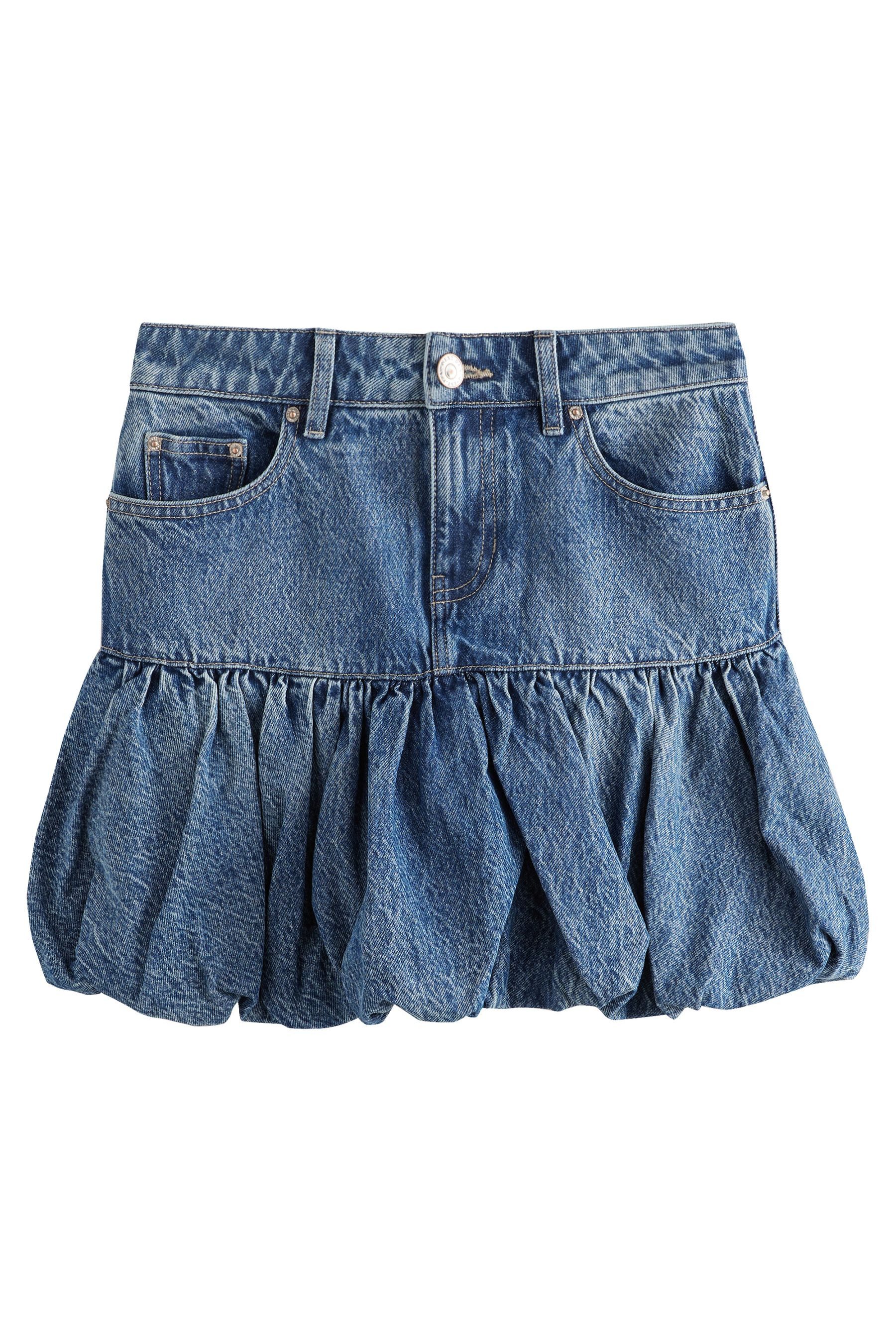 Next Minirock Ballonrock aus Jeans 100 % günstig online kaufen