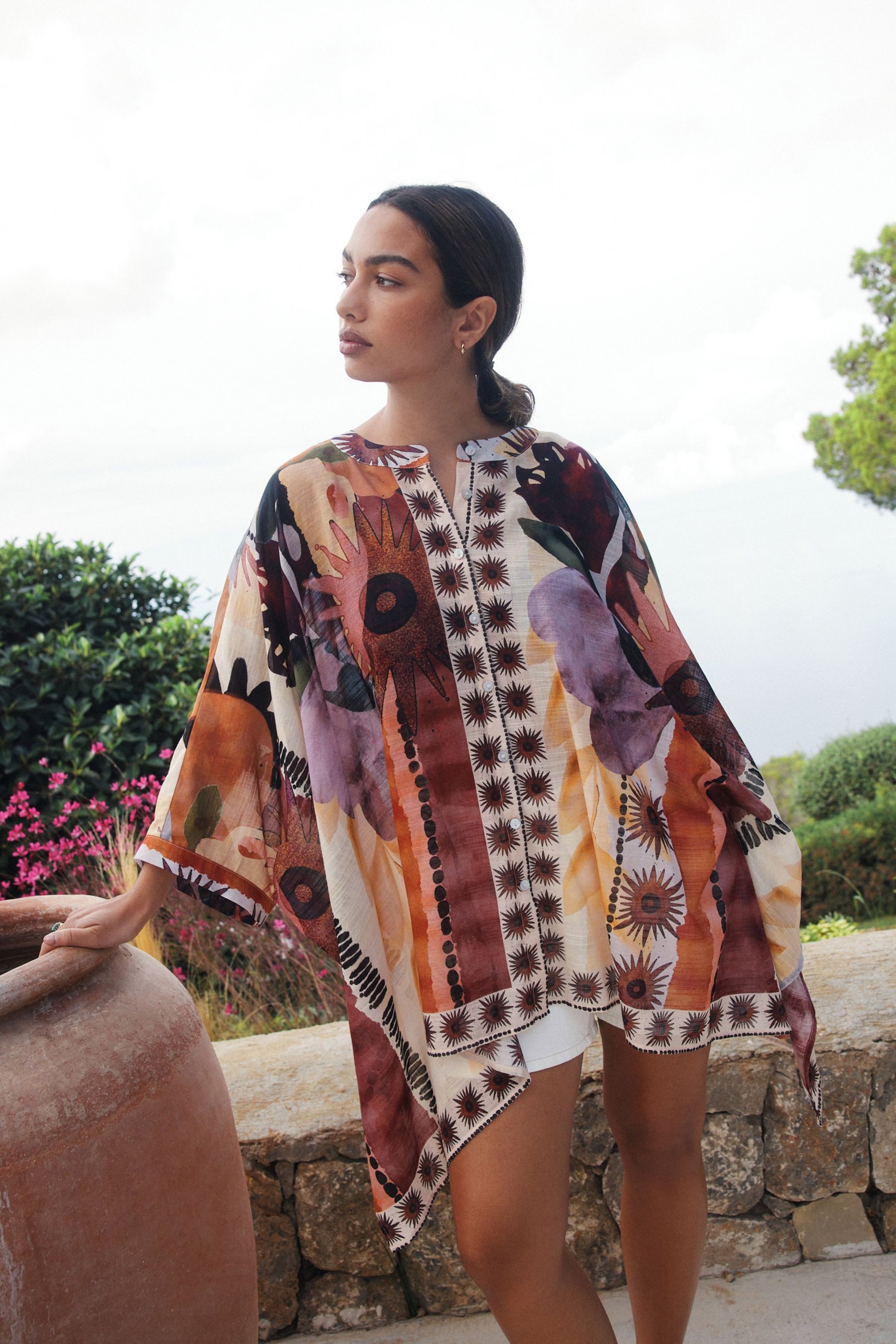 Next Kaftan Kaftanhemd-Cover-up mit Print (1-tlg) – Bild 5 von 5