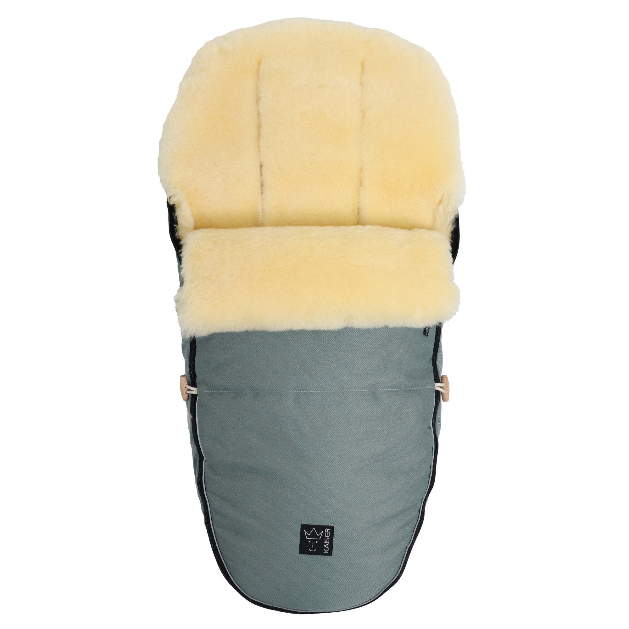Kaiser Fußsack Love the Nature, Lammfell Kinderwagen Fußsack