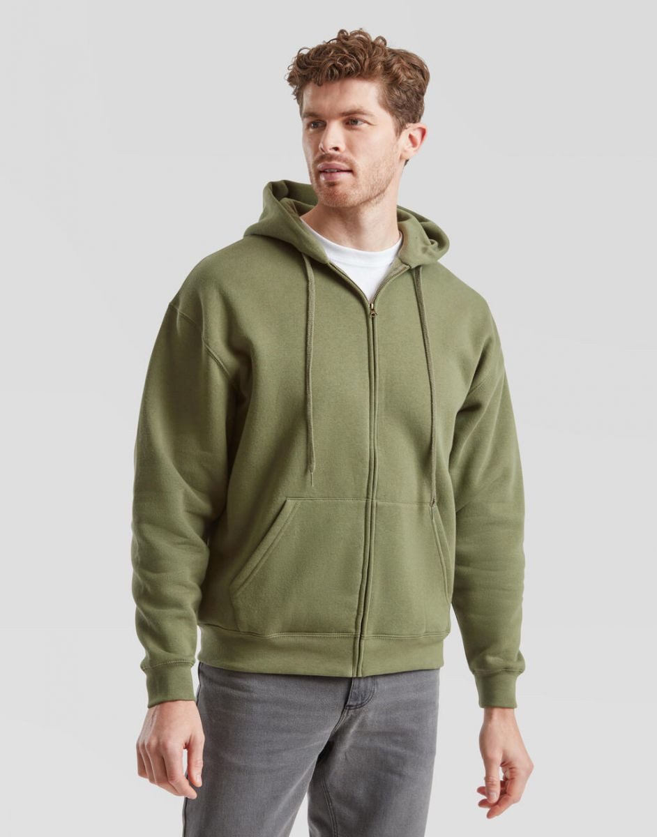 Fruit of the Loom Kapuzensweatjacke Premium Hooded Sweat-Jacket