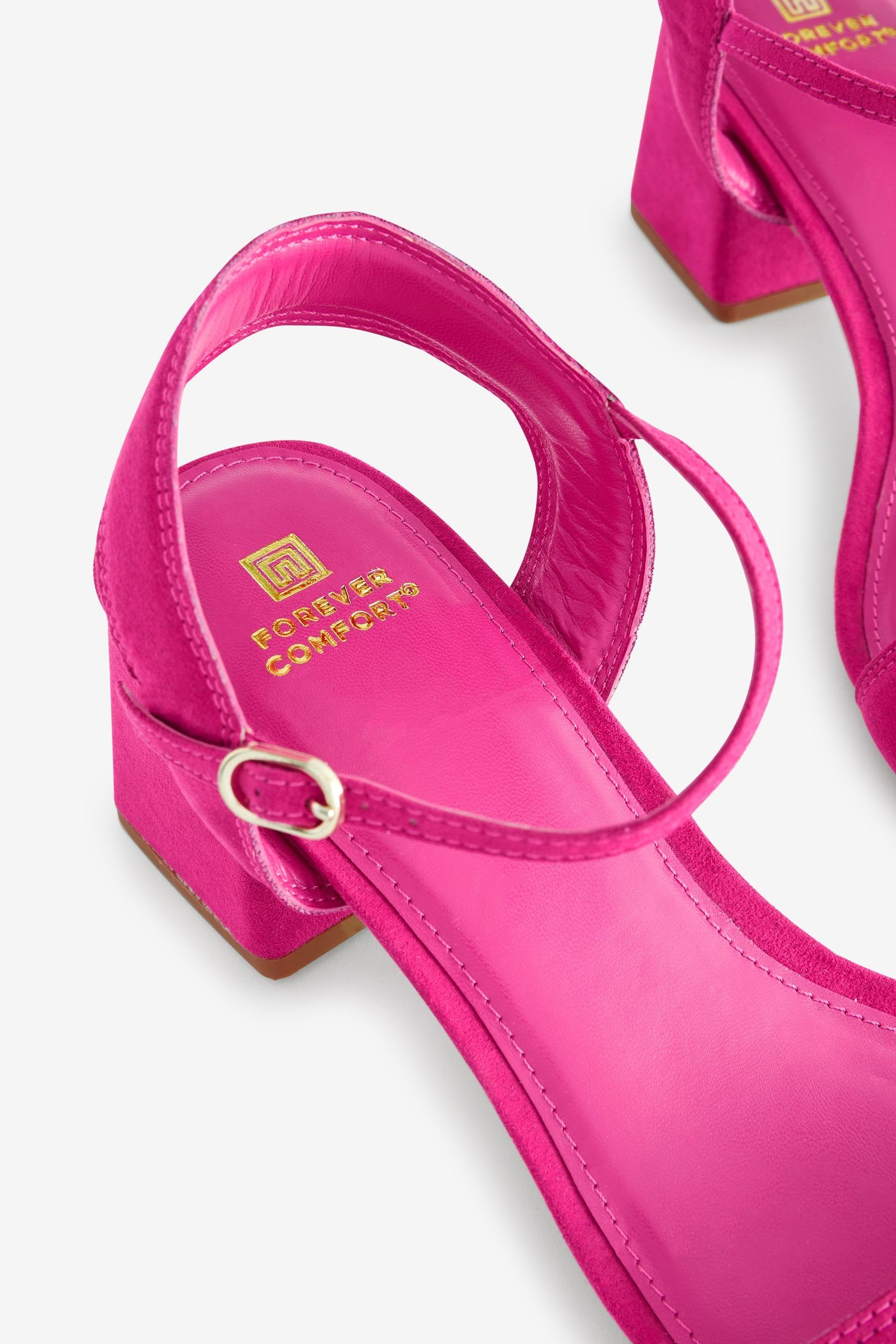 Next Forever Comfort® Sandaletten Sandalette Blockabsatz (1-tlg) mit Pink
