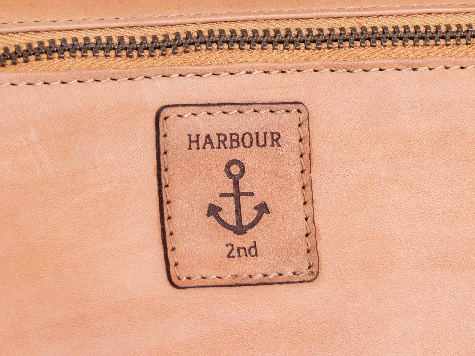 gewaschenes Geldbörse Harbour Leder HARBOUR 2nd 2nd caramel B3.2223 (1-tlg), Geldbörse Leder Luja