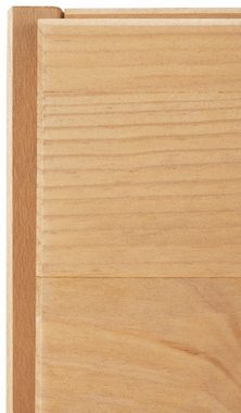 Home affaire Eckunterschrank Oslo 110 cm breit, aus massiver Kiefer, Metallgriffe, Landhaus-Optik