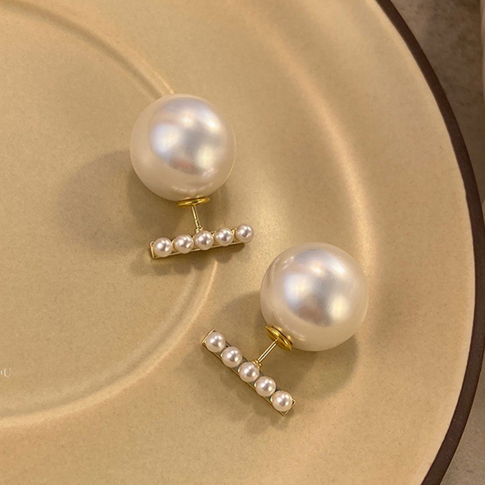 Paar Ohrringe Braut Damen Vintage AUzzO~ Perlen Accessoires Paar Ohrstecker Ohrhänger