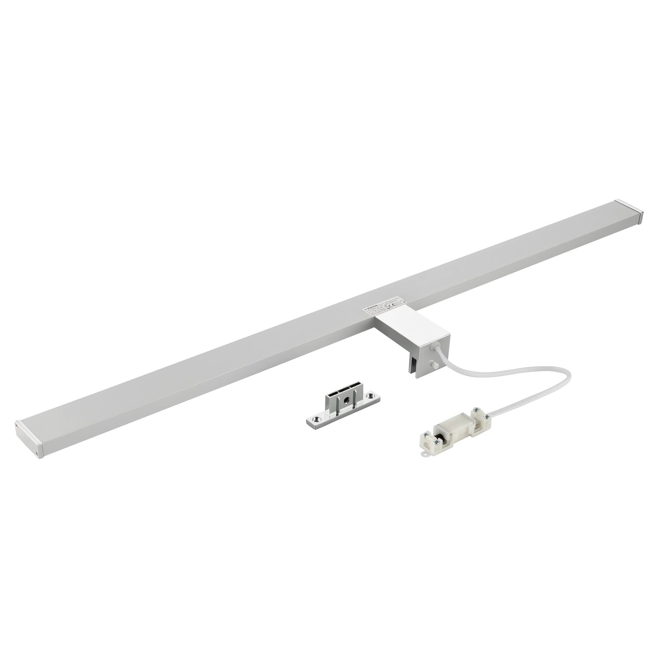 SEBSON Spiegelleuchte LED Spiegellampe Bad 80cm IP44 15W 1100lm 4000K 230V 780x108x44mm, LED integriert, neutralweiß, Aufbauleuchte + Klemmleuchte, 110° Abstrah – Bild 2 von 5