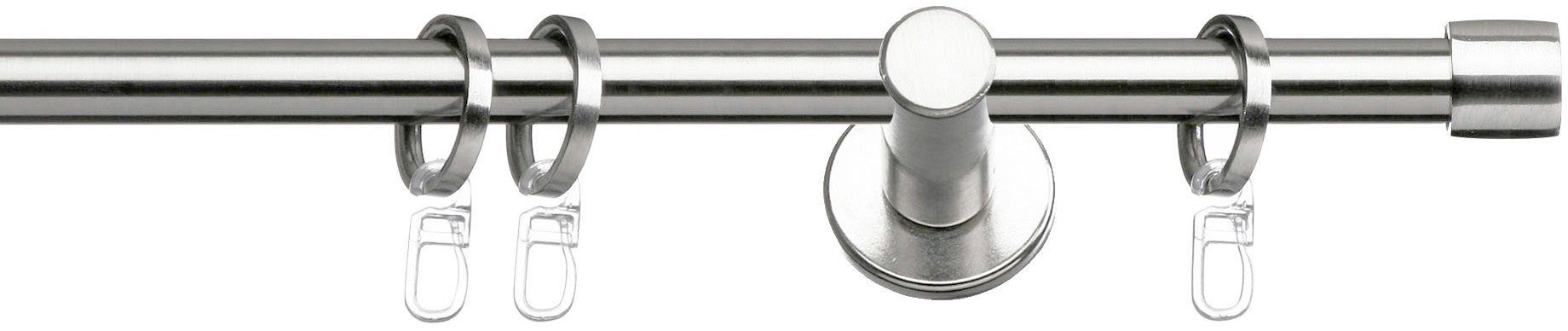 indeko Gardinenstange "Consul 20" Ø 20 mm 1 läufig-läufig Wunschmaßlänge Ko günstig online kaufen