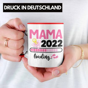 Trendation Tasse Trendation - Mama 2022 Loading Tasse Schwanger Schwangerschaftsverkündung Überraschung