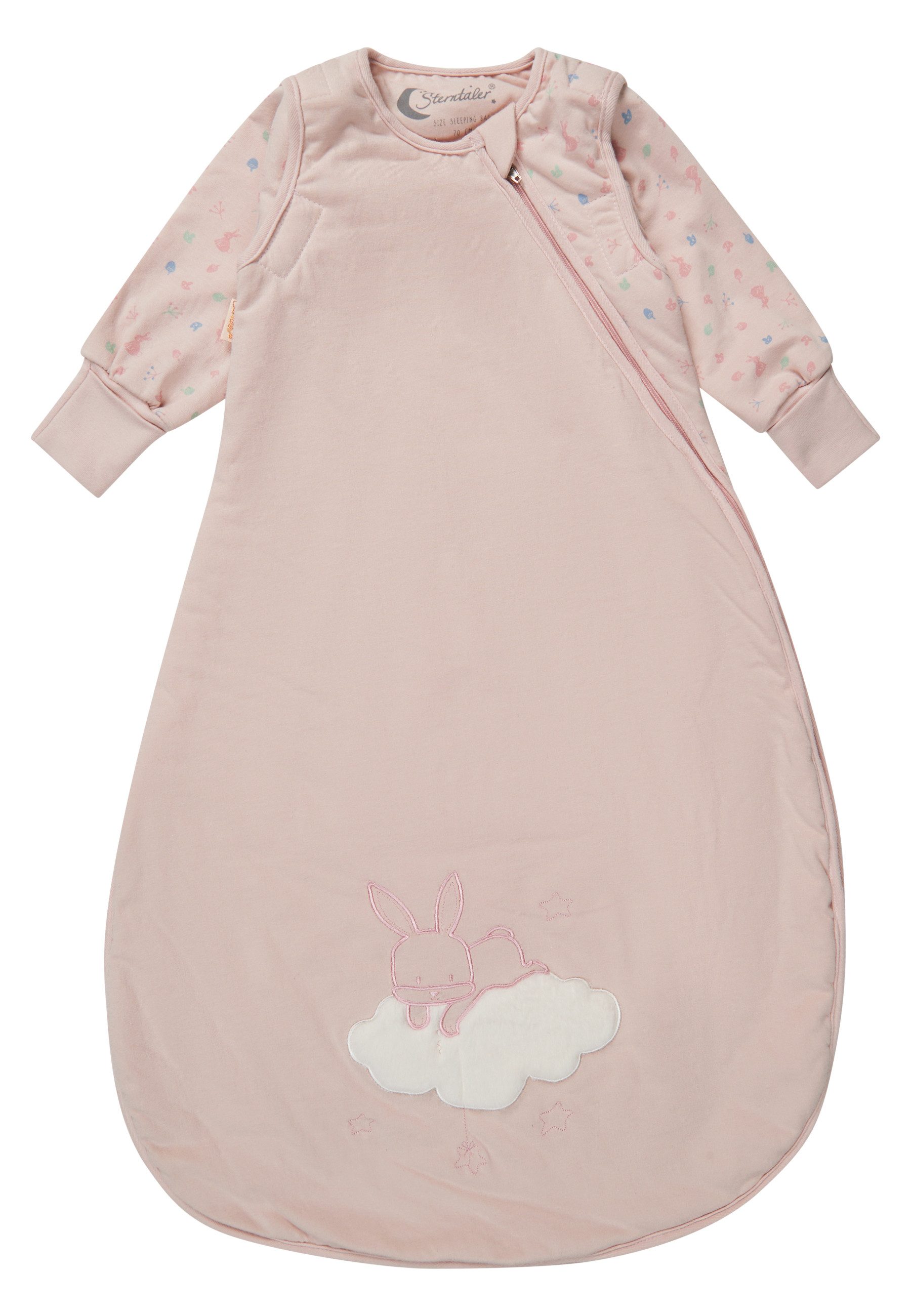 Sterntaler® Kinderschlafsack Sterntaler® Schlafsack mit Armen 80cm Hanni (1 tlg)