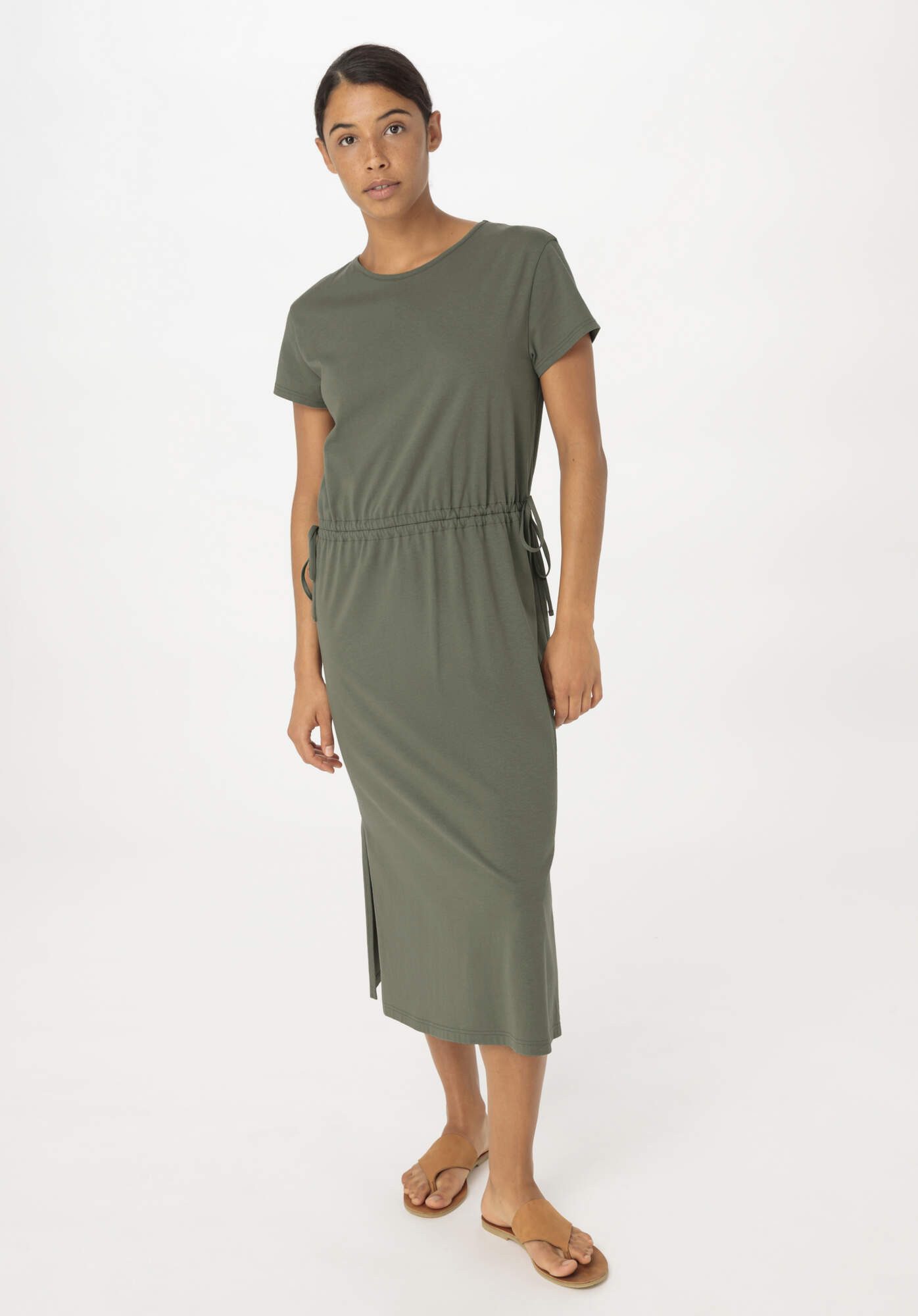 Hessnatur Jerseykleid Midi Regular aus reiner günstig online kaufen