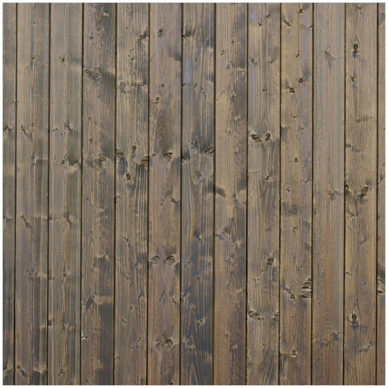 Wallario Memoboard Holzpaneelen in grau braun - Holzmuster mit Maserung