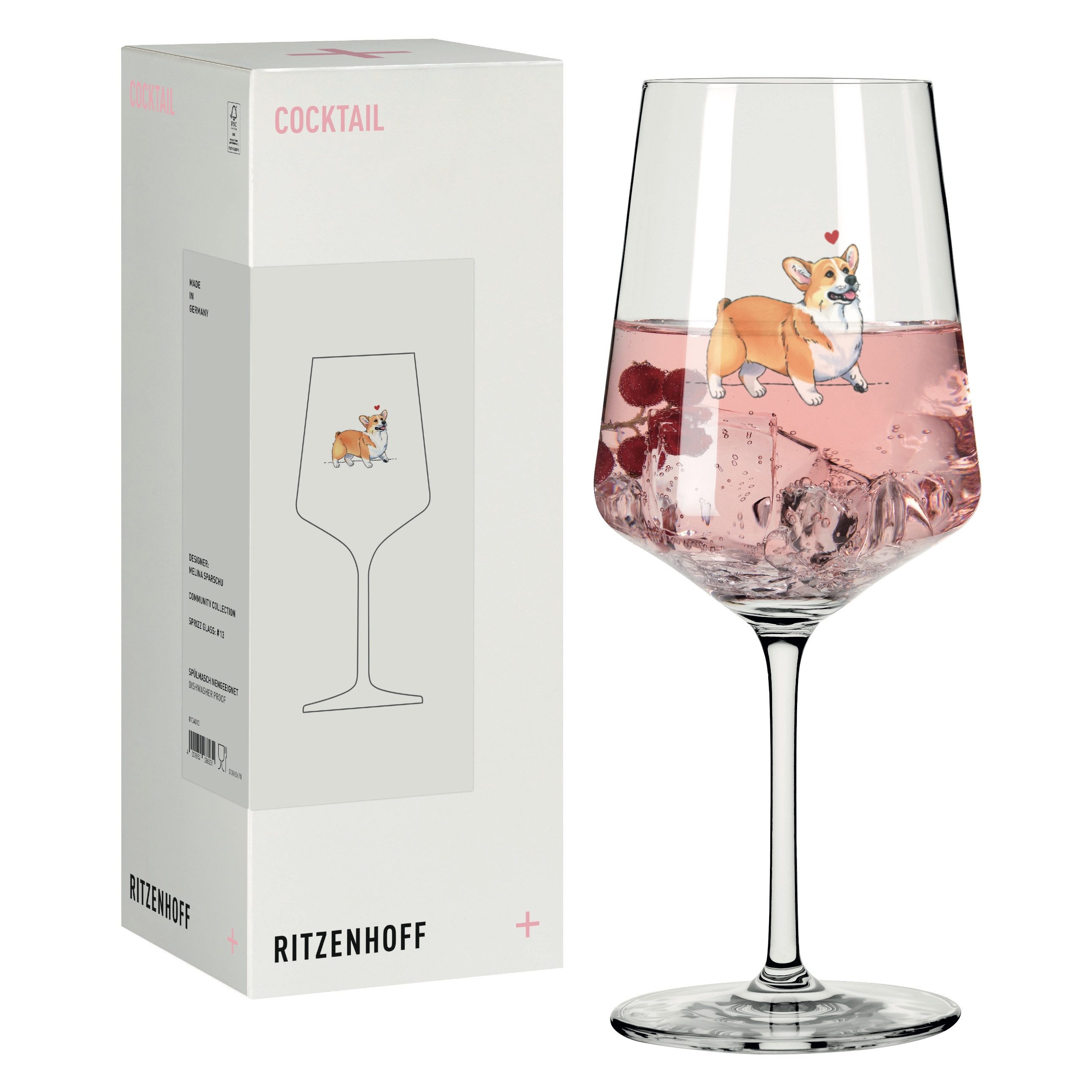 Ritzenhoff Aperitifglas Tierisch Glücklich