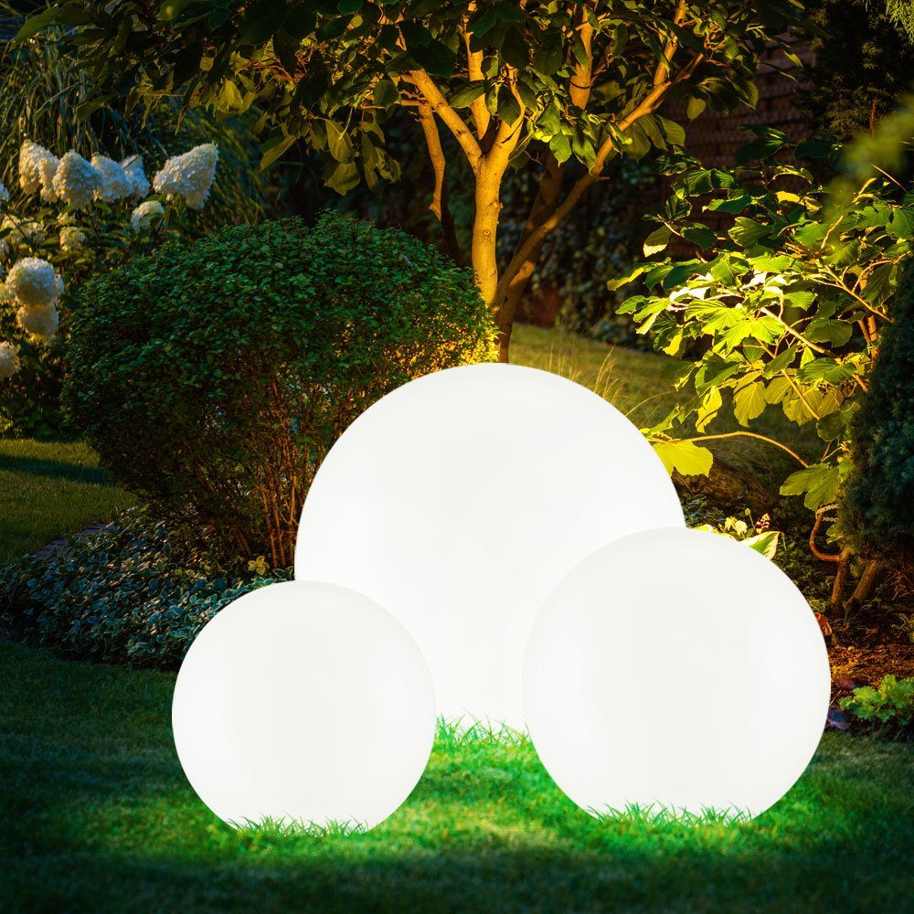 etc-shop LED Gartenleuchte, LED-Leuchtmittel fest verbaut, LED Solarleuchten Steckleuchten Gartendeko