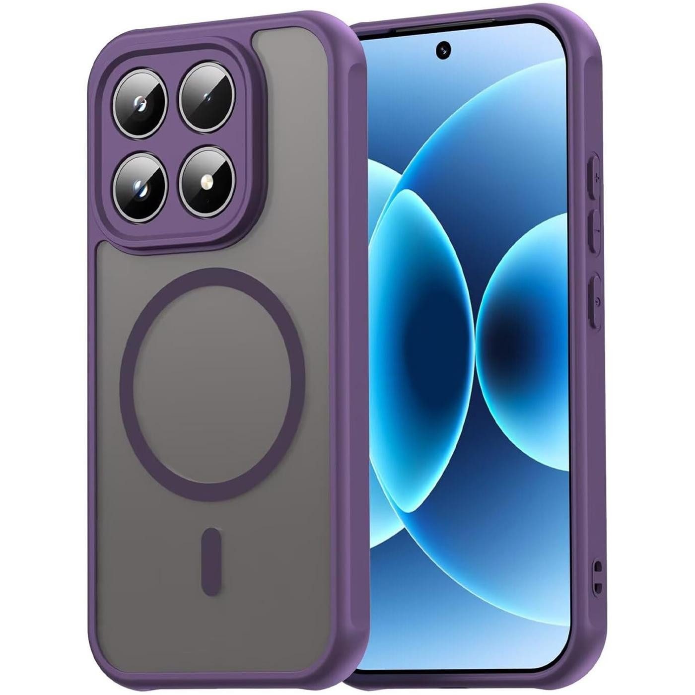 CoolGadget Handyhülle Magnet-Hülle für Xiaomi 17 Schutzhülle magnetisch 6,3 Zoll, Hülle Matt Stoßfest kompatibel mit QI-Laden Zubehör Kameraschutz Case