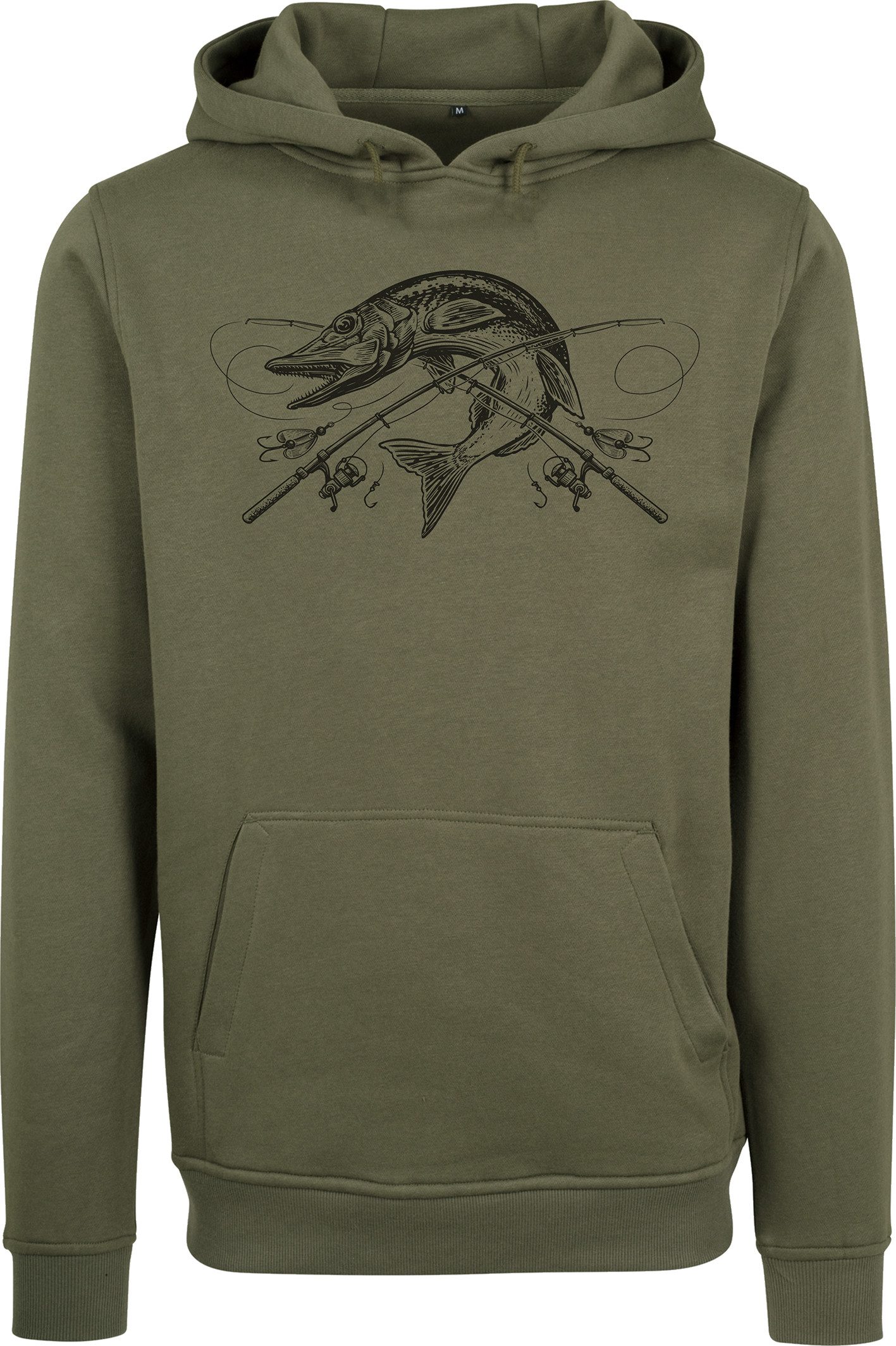 Baddery Kapuzenpullover Angler Hoodie: "The Reel günstig online kaufen
