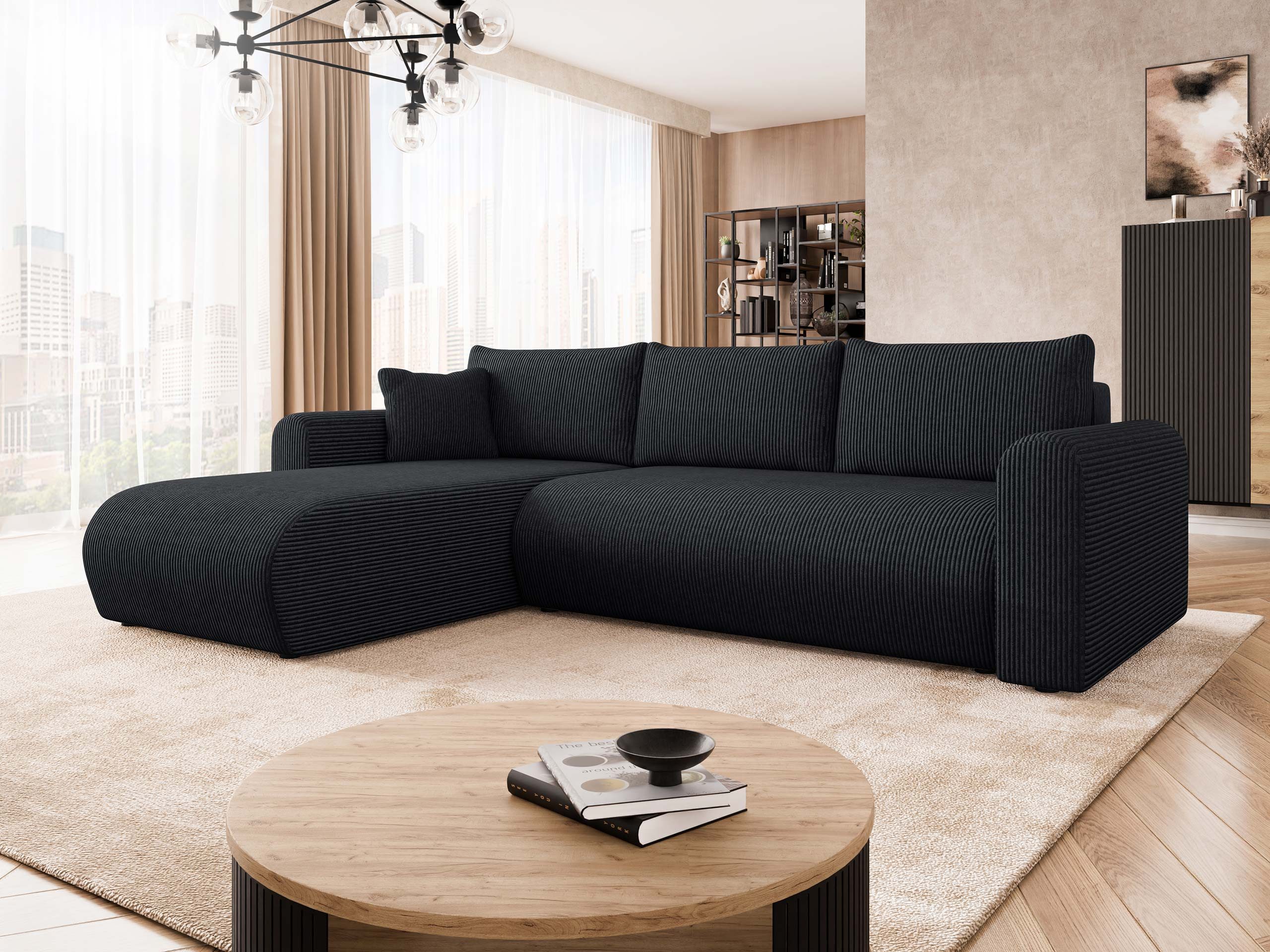 MIRJAN24 Ecksofa Eliwo Cord, mit Schlaffunktion günstig online kaufen