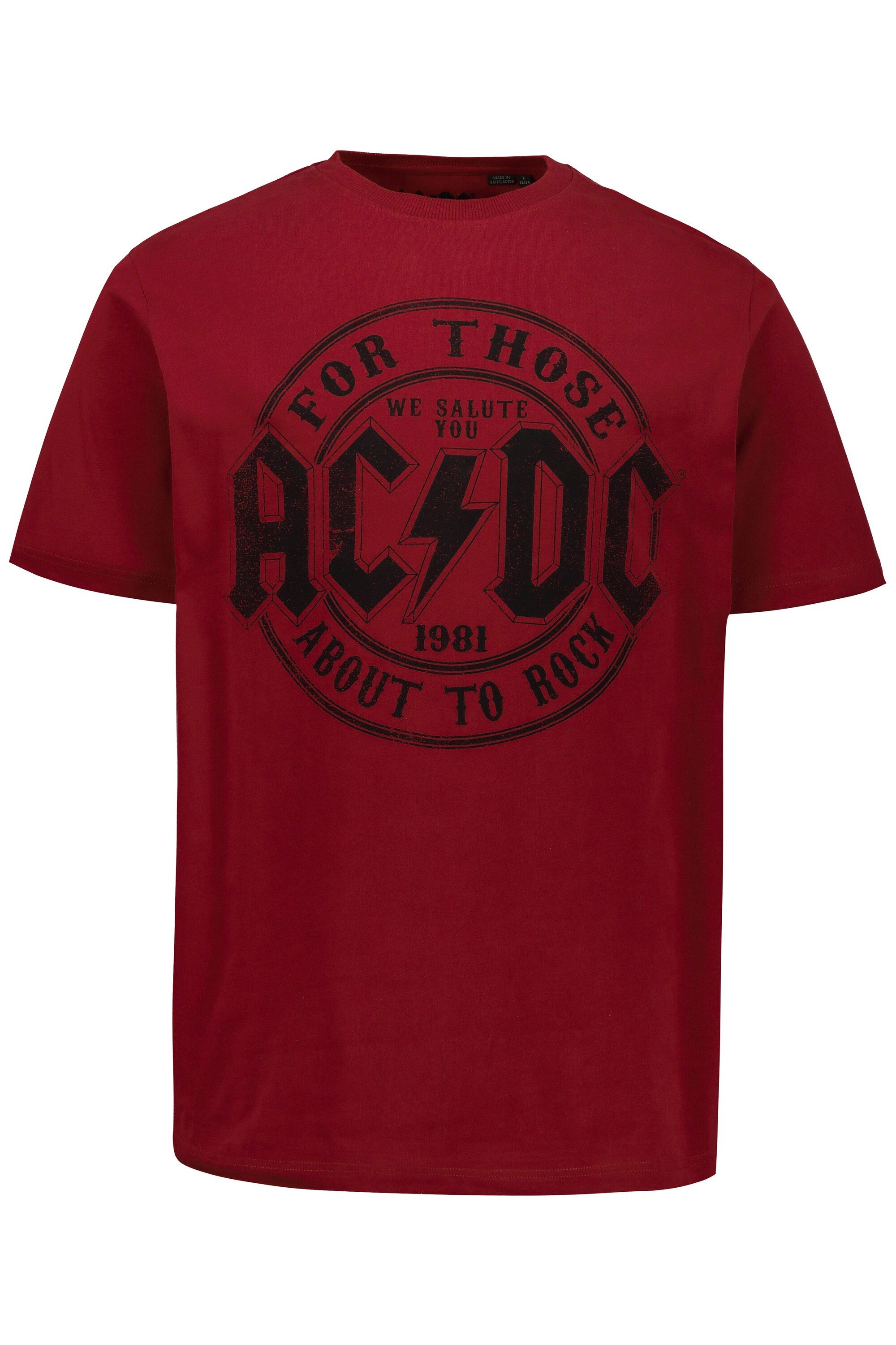 JP1880 T-Shirt T-Shirt Bandshirt AC/DC Halbarm günstig online kaufen