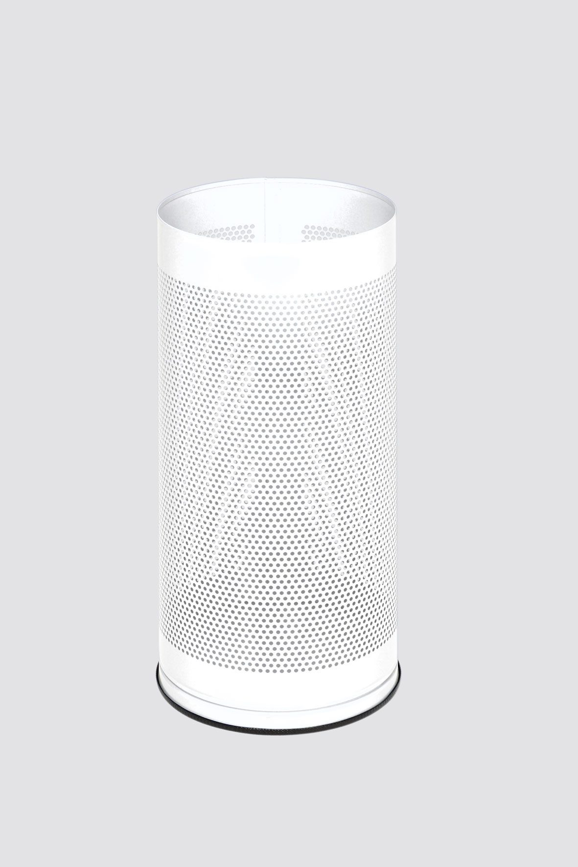 PROREGAL® Schirmständer Dekorativer Schirmständer gelocht 61x27x27cm Weiß