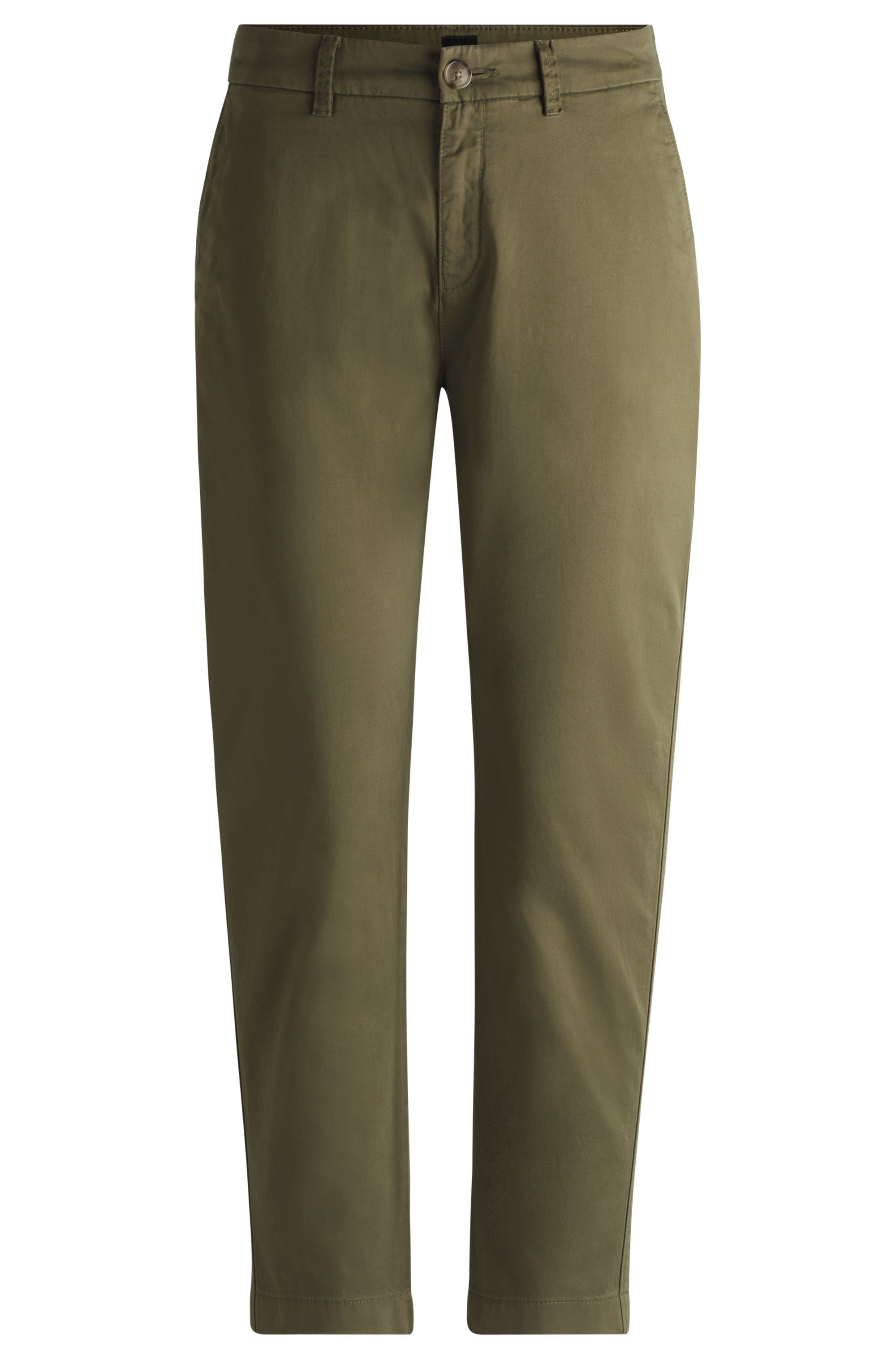 BOSS ORANGE Webhose Tachini Premium Damenmode mit Leder-Brandlabel am hinte günstig online kaufen