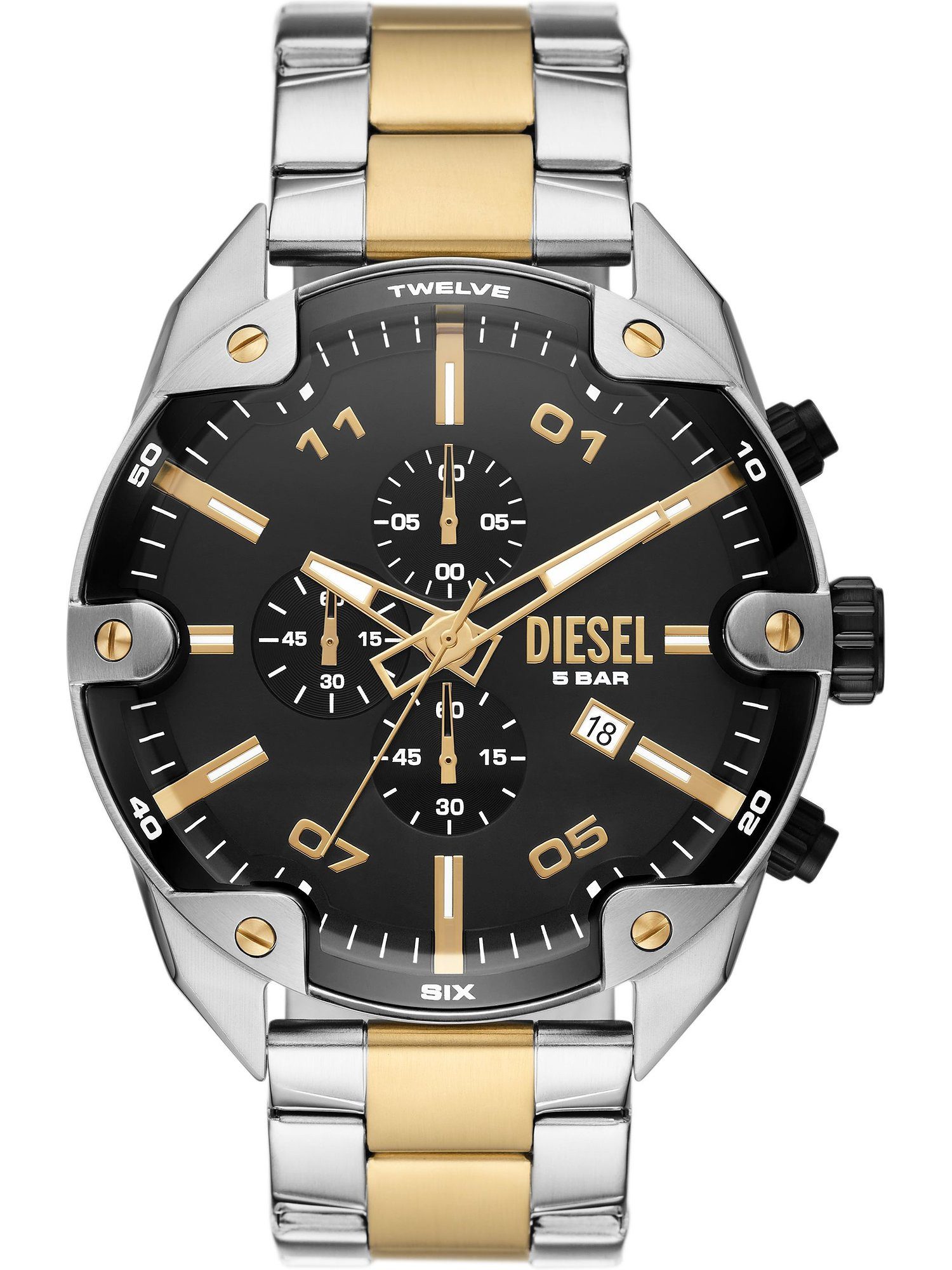 Diesel Chronograph Diesel Herren-Uhren Analog Quarz günstig online kaufen