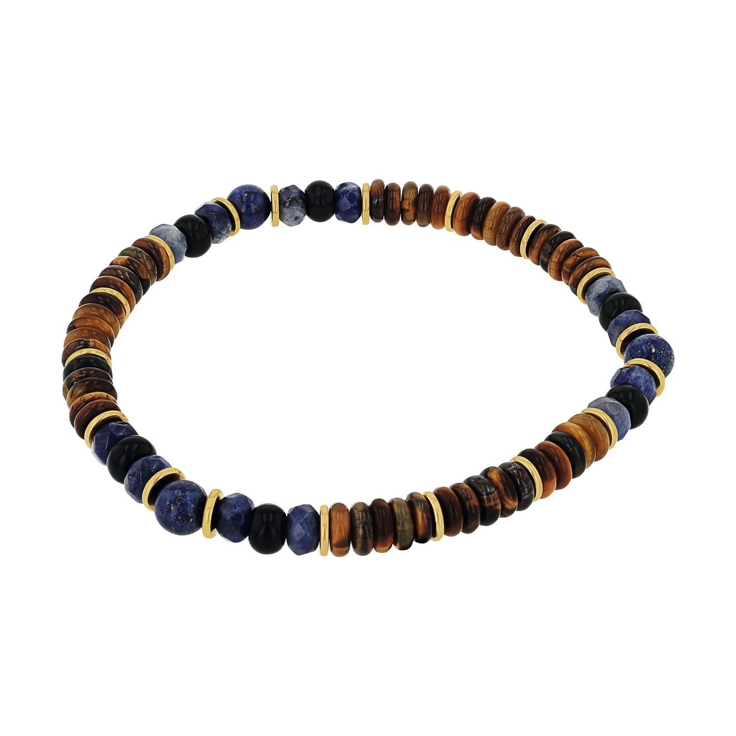 Amor Armband, mit Lapislazuli, Tigerauge