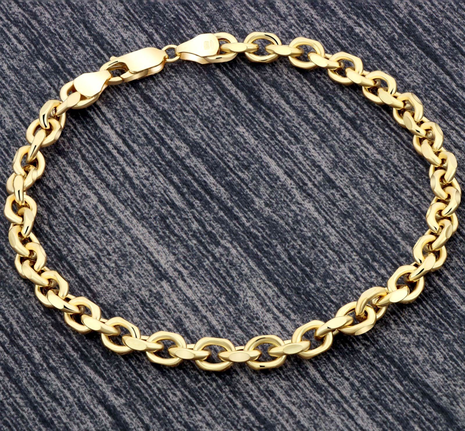 Tony Fein Goldarmband Ankerarmband 5mm Breit günstig online kaufen