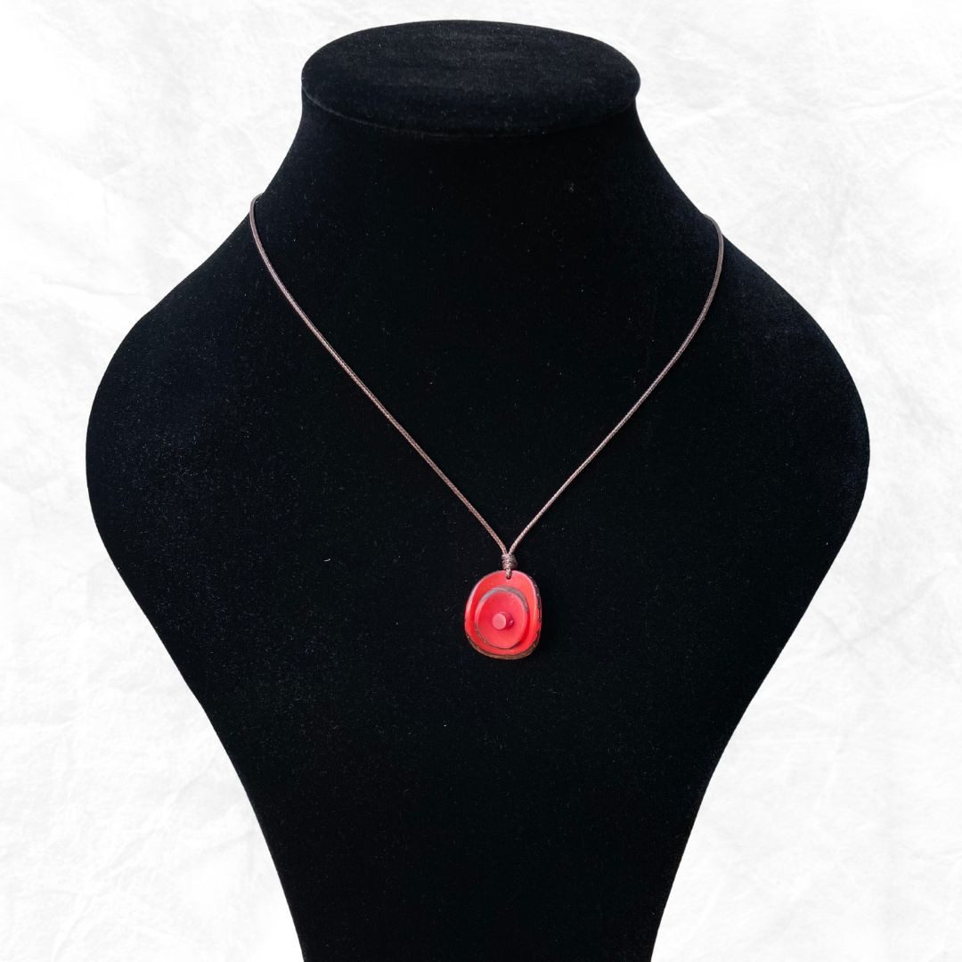 La Tagua Manufactura Lange Kette - Statementkette - Naturkette - Damenkette