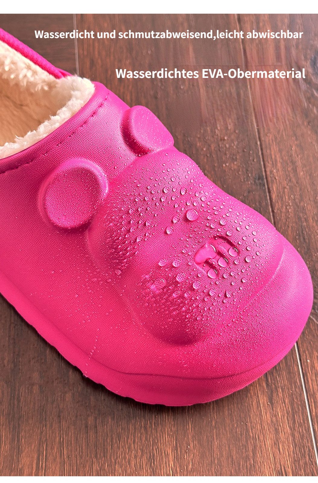 Blusmart Winterwarme Baumwollhausschuhe Hüttenschuhe (unisex, Hausschuhe aus weicher Baumwolle mit dicken Sohlen) Atmungsaktiv, warm und wasserdicht für den Heimgebrauch